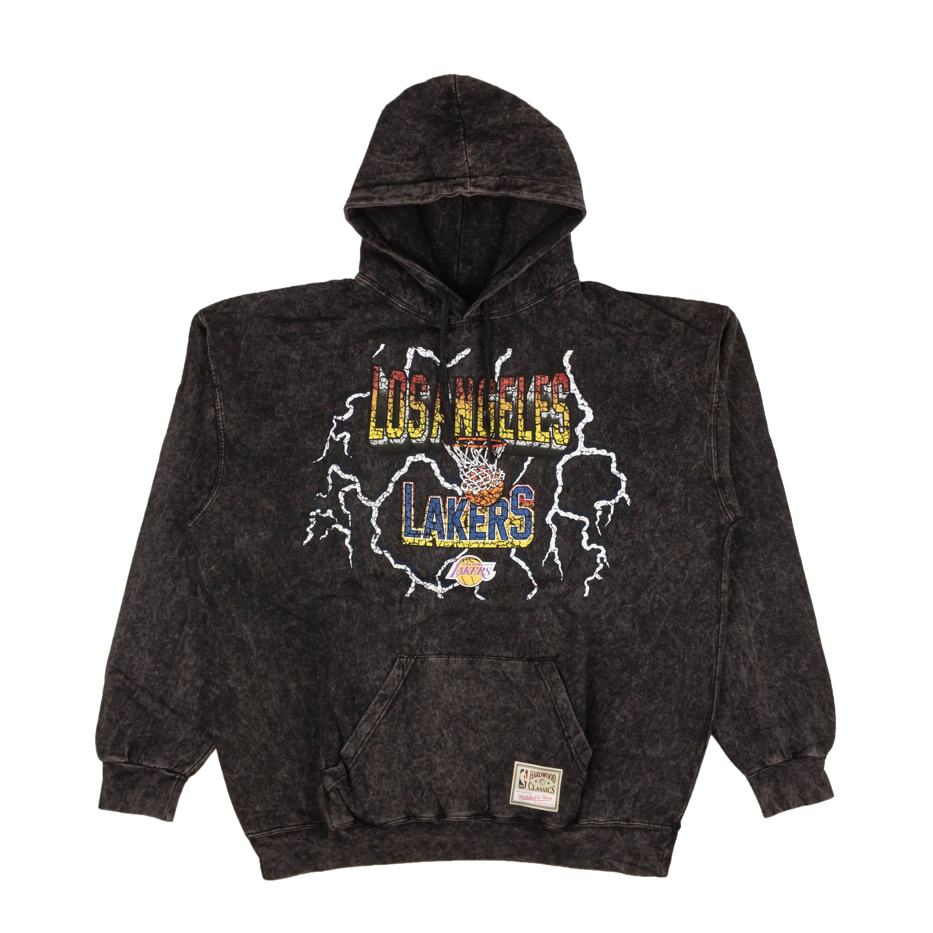 NBA VINTAGE Black Lightning Knicks Hoodie Size S