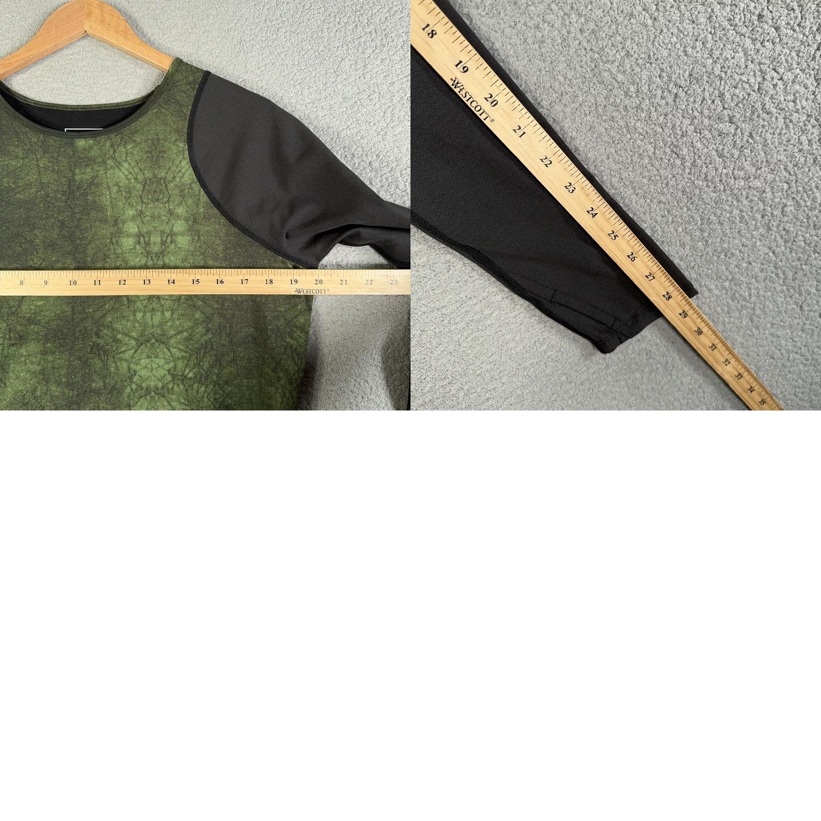 The North Face VINTAGE North Face Flight Series Top Shirt Womens L Green Gray Night Flight Night Long Sleeve Running Size L / US 10 / IT 46 - 9 Thumbnail