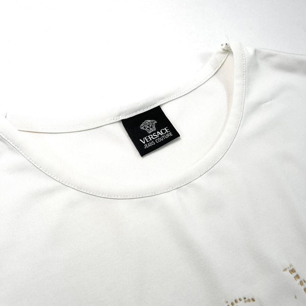 Versace Jeans Couture vintage Versace white tank top with textured logo Size M / US 6-8 / IT 42-44 - 3 Thumbnail