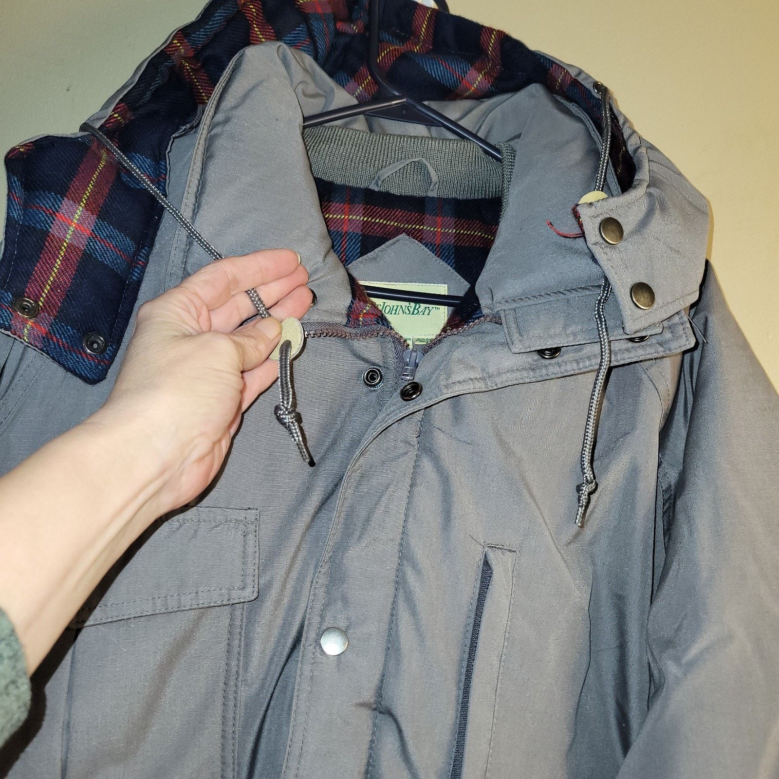 & Other Stories Mens xl st john's bay Grey coat Heavy With Hood Size 1Xl Size US XL / EU 56 / 4 - 5 Thumbnail