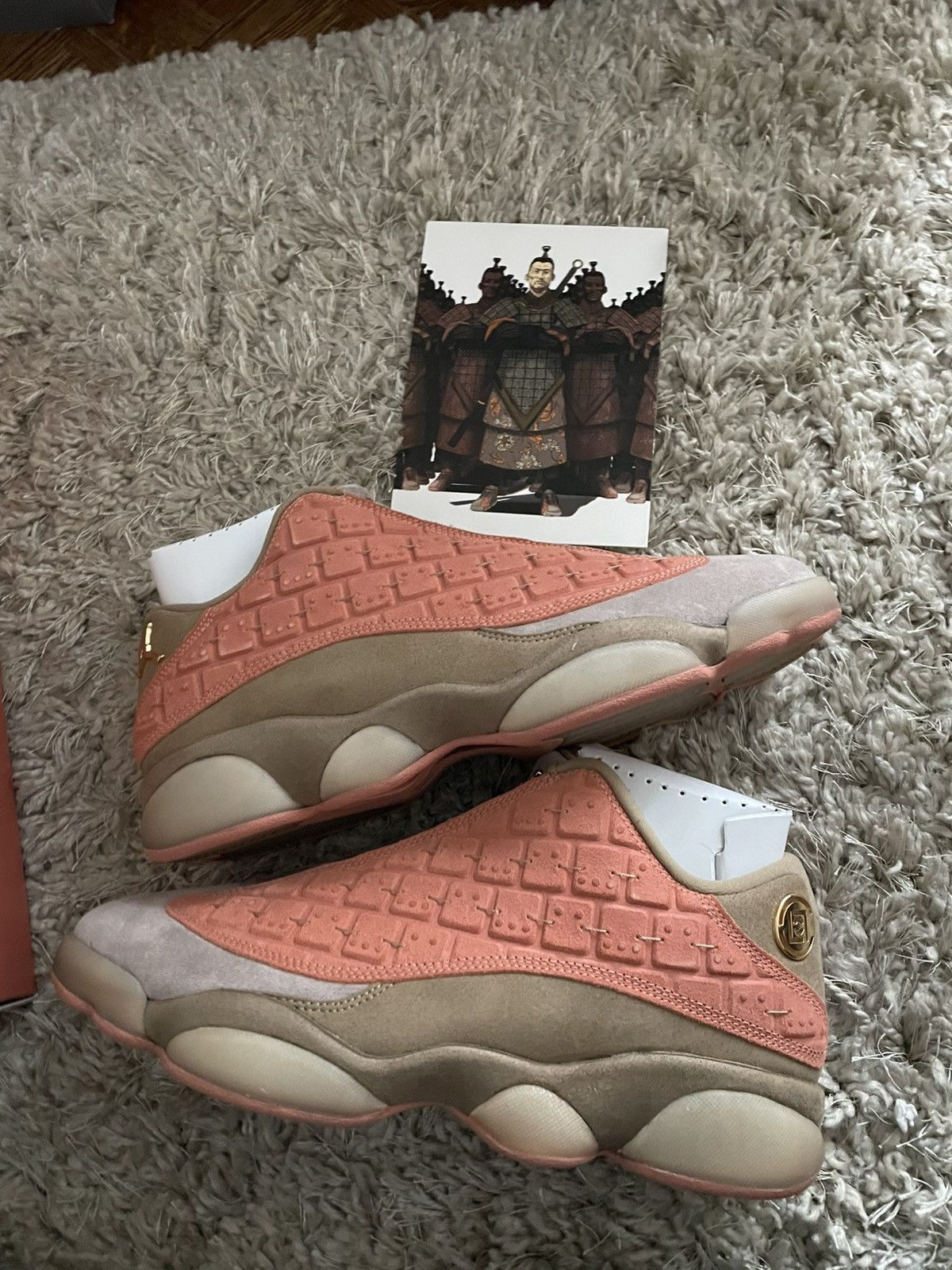 CLOT × Nike Jordan 13 CLOT Sepia Stone Size US 10 / EU 43 - 2 Thumbnail