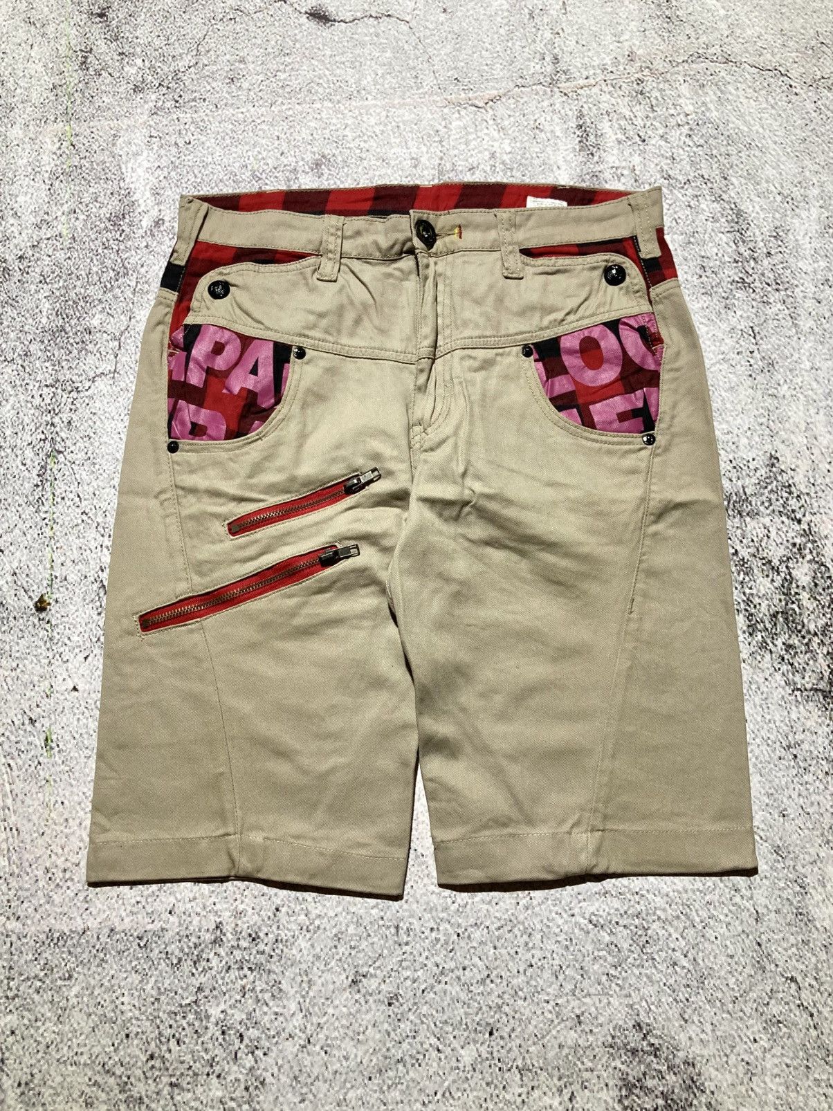 Japanese Brand 2000s Japanese Brand Biker Shortpants Punk Lgb Style Size US 29 - 1 Thumbnail