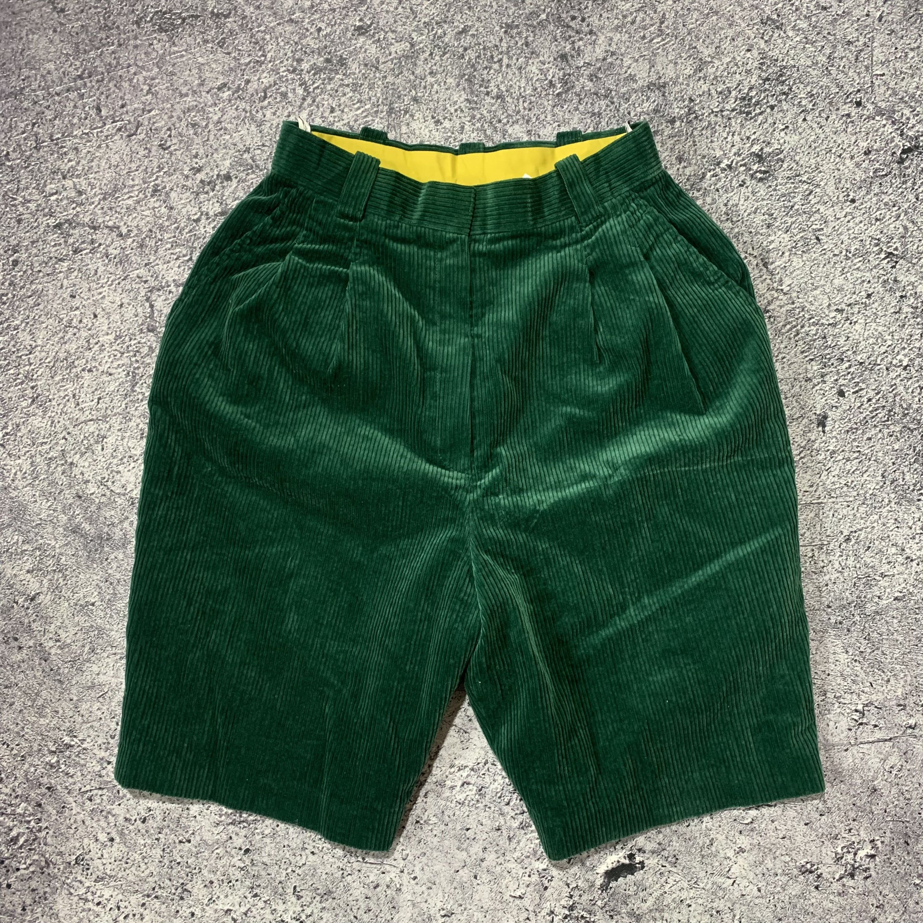 Dior 90s Christian Dior Sport Corduroy Short Panta Size US 27 - 1 Thumbnail