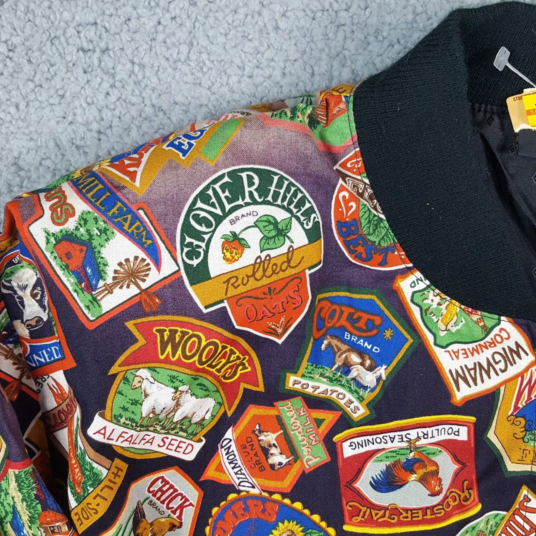 Vintage Vintage Infinity Chic Windbreaker Jacket Women's One Size 80s Farm Patch USA Made Outdoor Retro 90s Y2K Cowboy Garden Size ONE SIZE - 4 Thumbnail