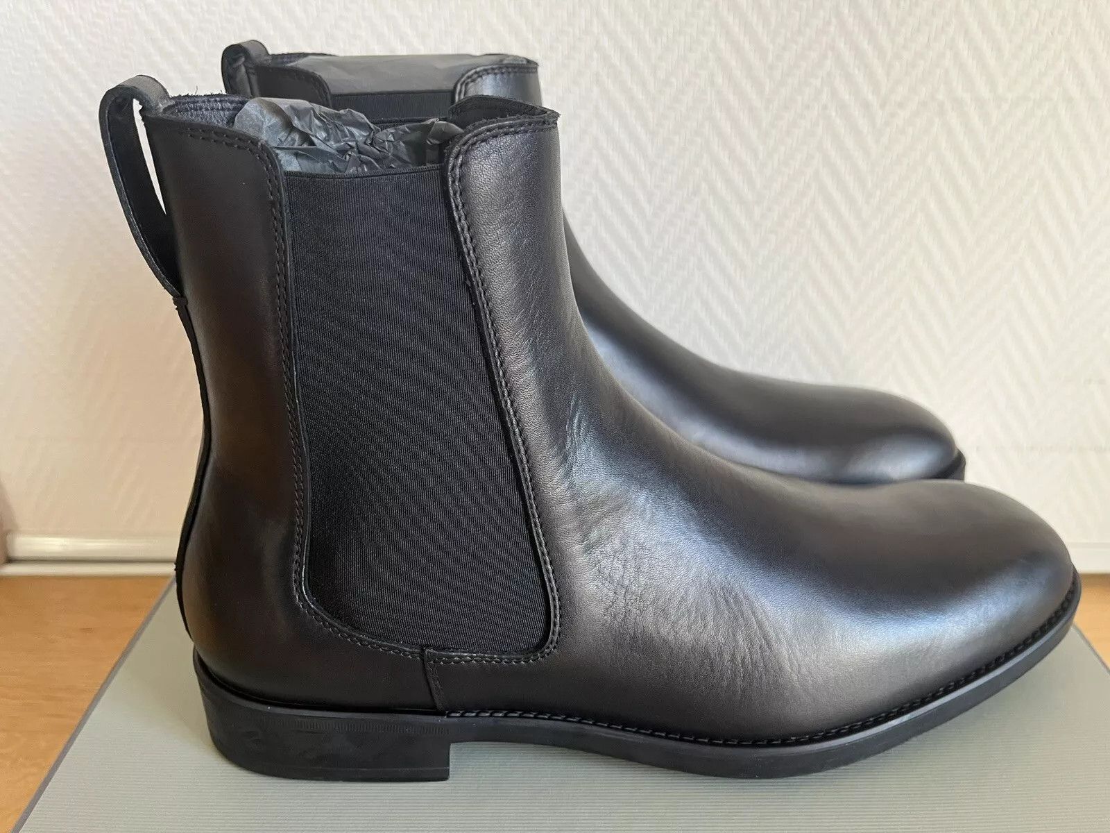Tom Ford o1rshd1 Chelsea Boots in bordeaux Size US 11.5 / EU 44-45 - 8 Thumbnail