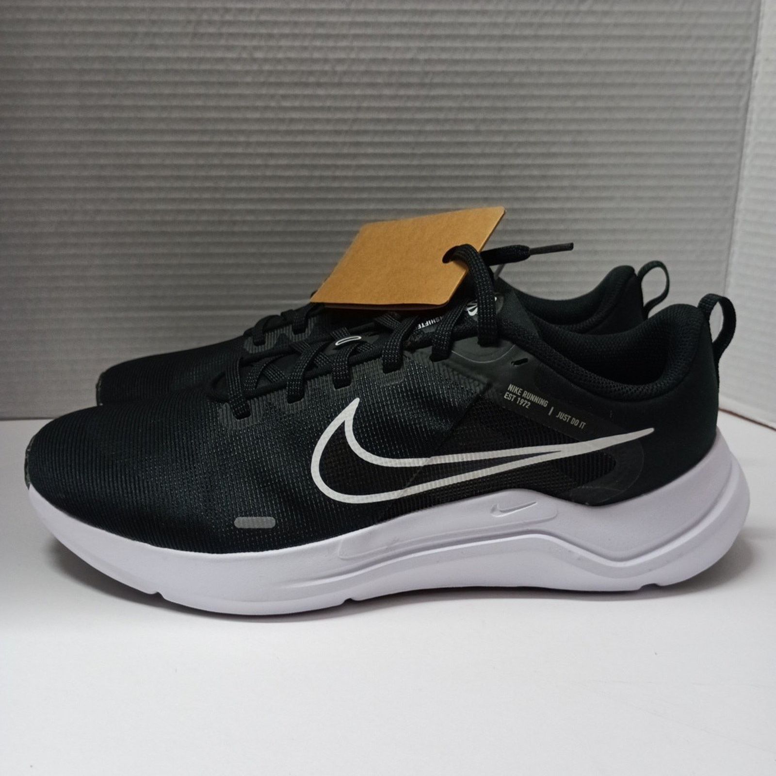 Nike Nike Downshifter 12 Men’s Shoes Black/White Size 10.5 NWOB Size US 10.5 / EU 43-44 - 3 Thumbnail