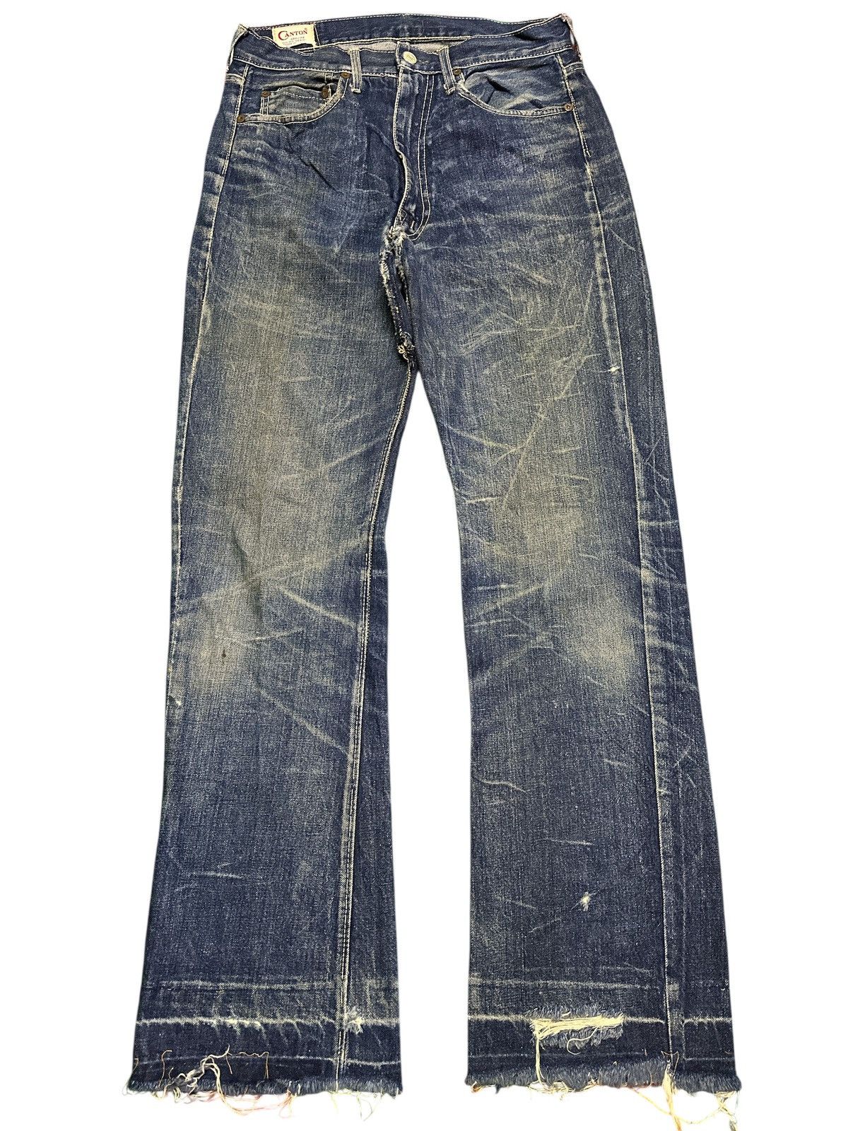Kapital Distress Vintage Canton Flare Denim Size US 30 / EU 46 - 1 Thumbnail