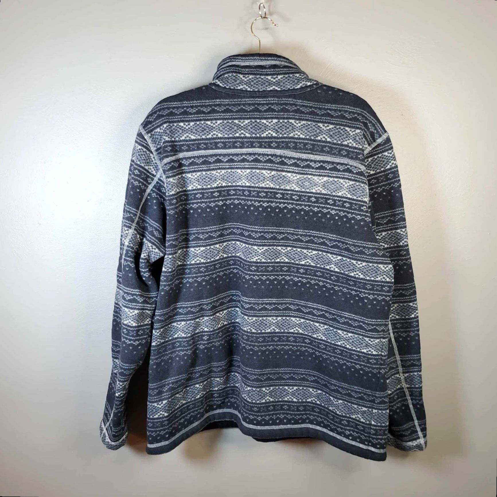 The North Face VINTAGE The North Face Aztec 1/4 Zip Mens XLT TG Tribal Sweater Size US XL / EU 56 / 4 - 3 Thumbnail