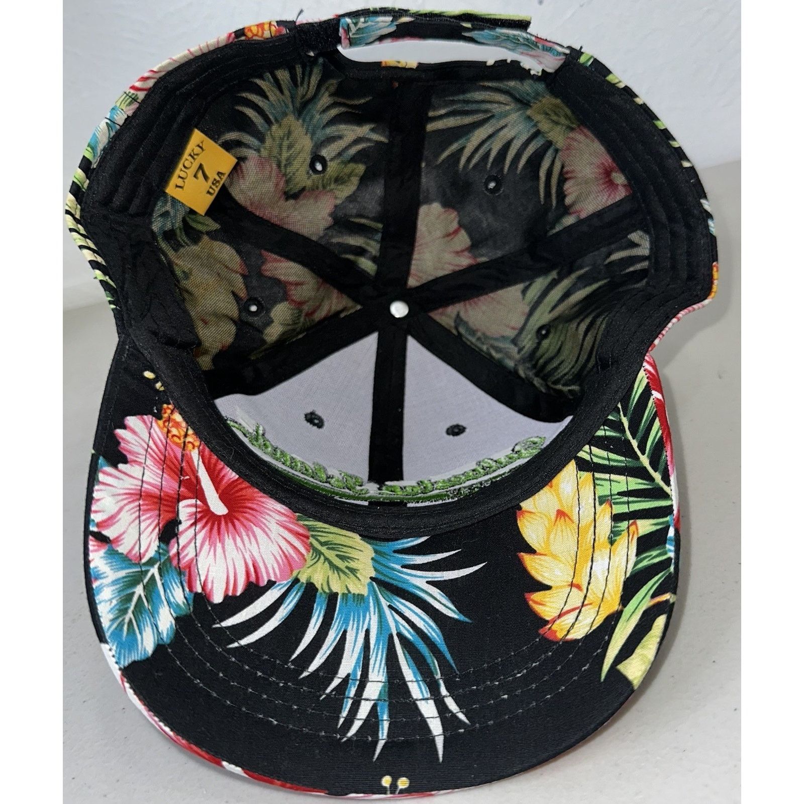 Other New Galveston Island Tx Embroidered Tropical StrapBack Hat Size ONE SIZE - 5 Thumbnail