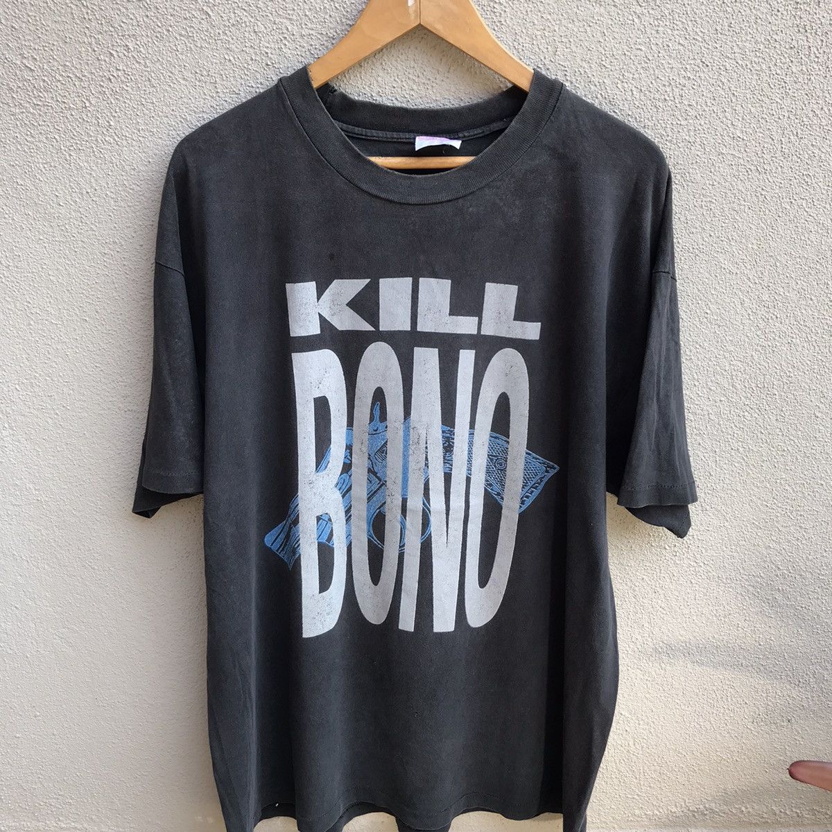 Band Tees Vintage rare 90s NEGATIVLAND KILL BONO band sst records Size US XL / EU 56 / 4 - 2 Thumbnail