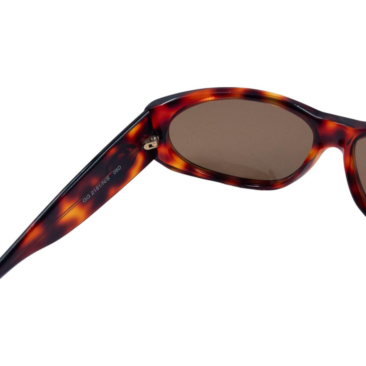 Gucci Vintage Gucci Tortoise Shell Sunglasses Size ONE SIZE - 7 Thumbnail