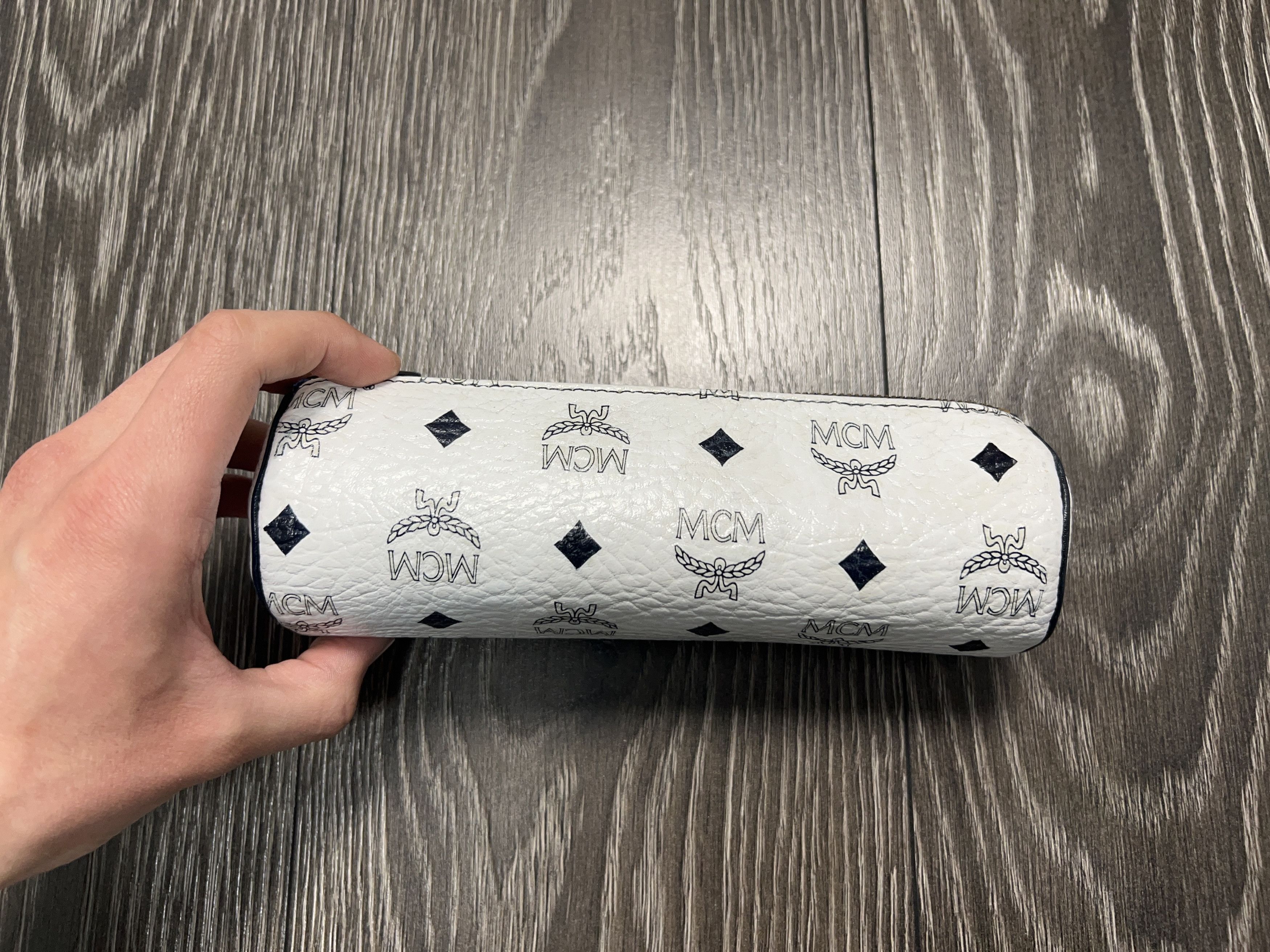 MCM Munchen Vicetos Pencil Pen Case ZIp Cover Cylinder Pouch Bag Size ONE SIZE - 4 Thumbnail