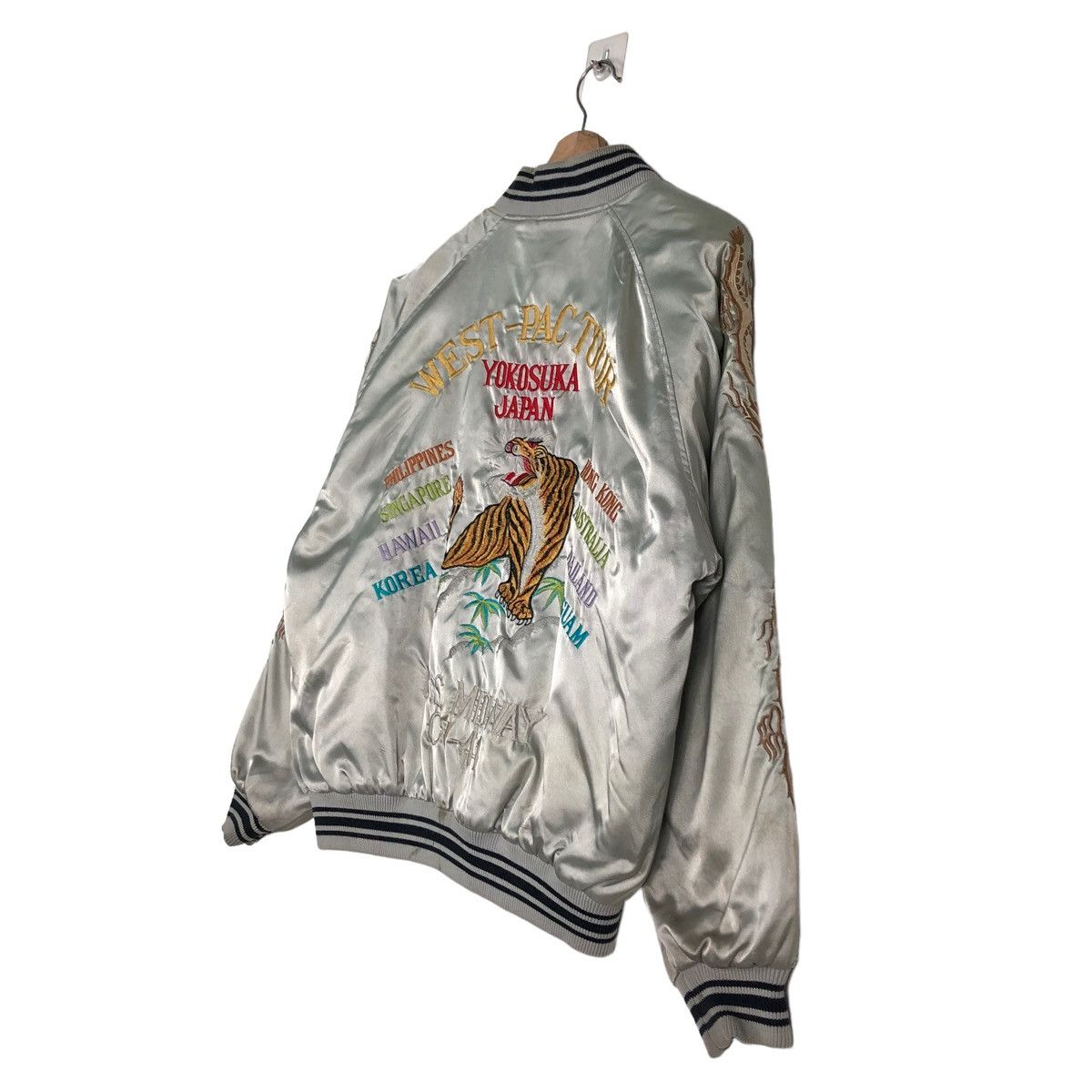 Japanese Brand 🔥VTG SUKAJAN SOUVENIRS JACKET JAPAN DRAGON TOYO ENTERPRISE Size US M / EU 48-50 / 2 - 3 Thumbnail