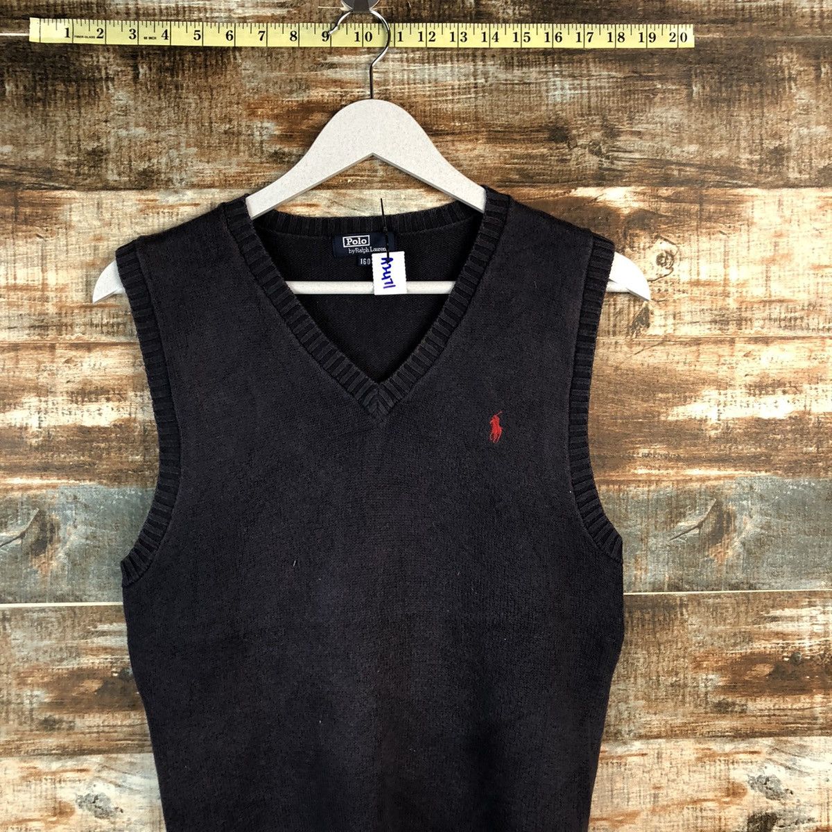 Polo Ralph Lauren Polo Ralph Lauren Dark Blue Vest #A2471 Size US XS / EU 42 / 0 - 2 Thumbnail