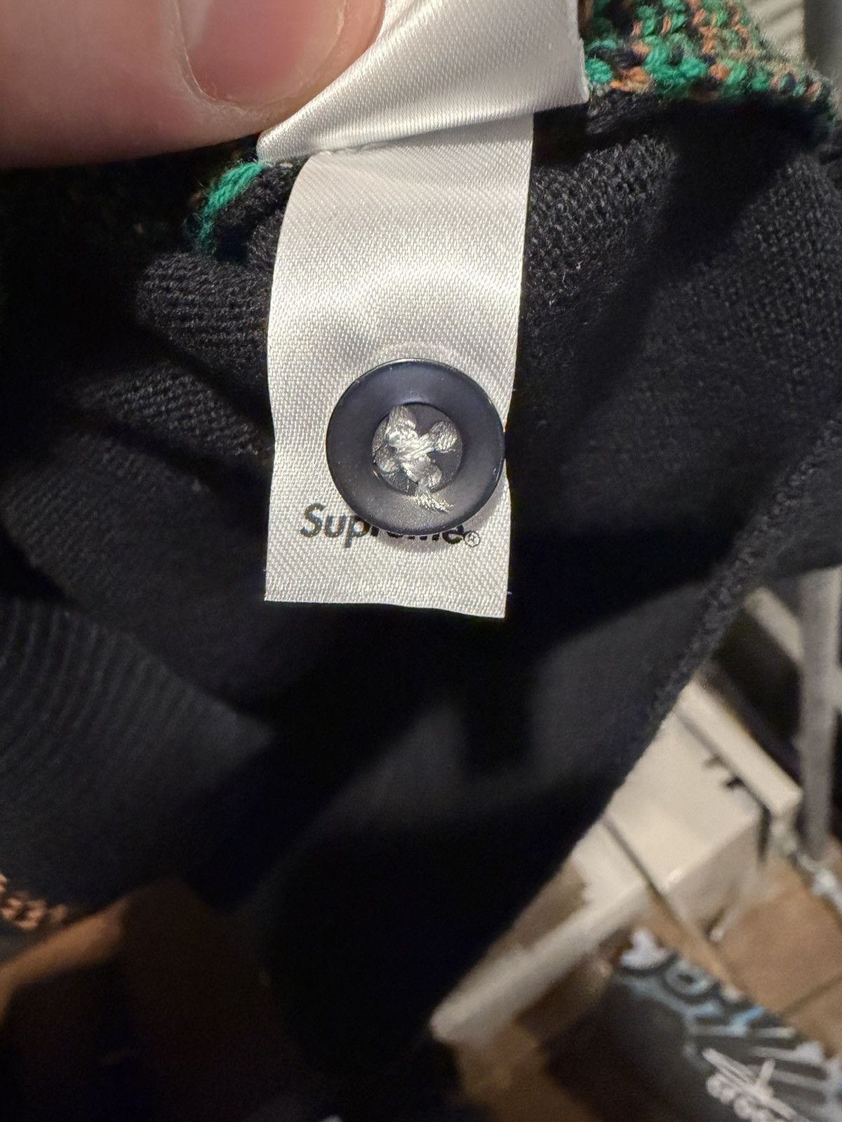 Supreme Plaid knit s/s polo Size US S / EU 44-46 / 1 - 4 Thumbnail
