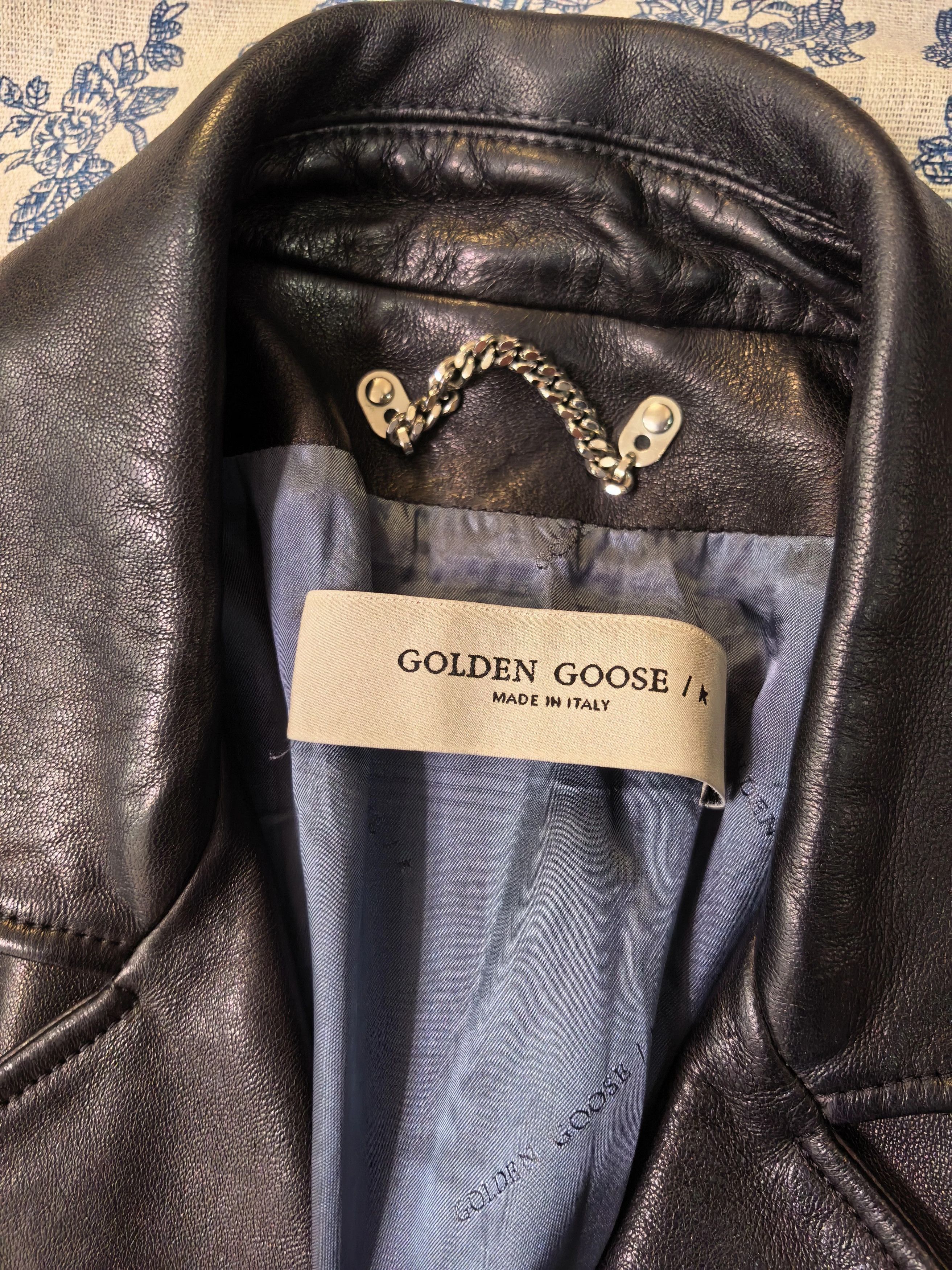Golden Goose Golden Goose GG Italian Lambskin Moto Jacket 50 Size US M / EU 48-50 / 2 - 2 Thumbnail