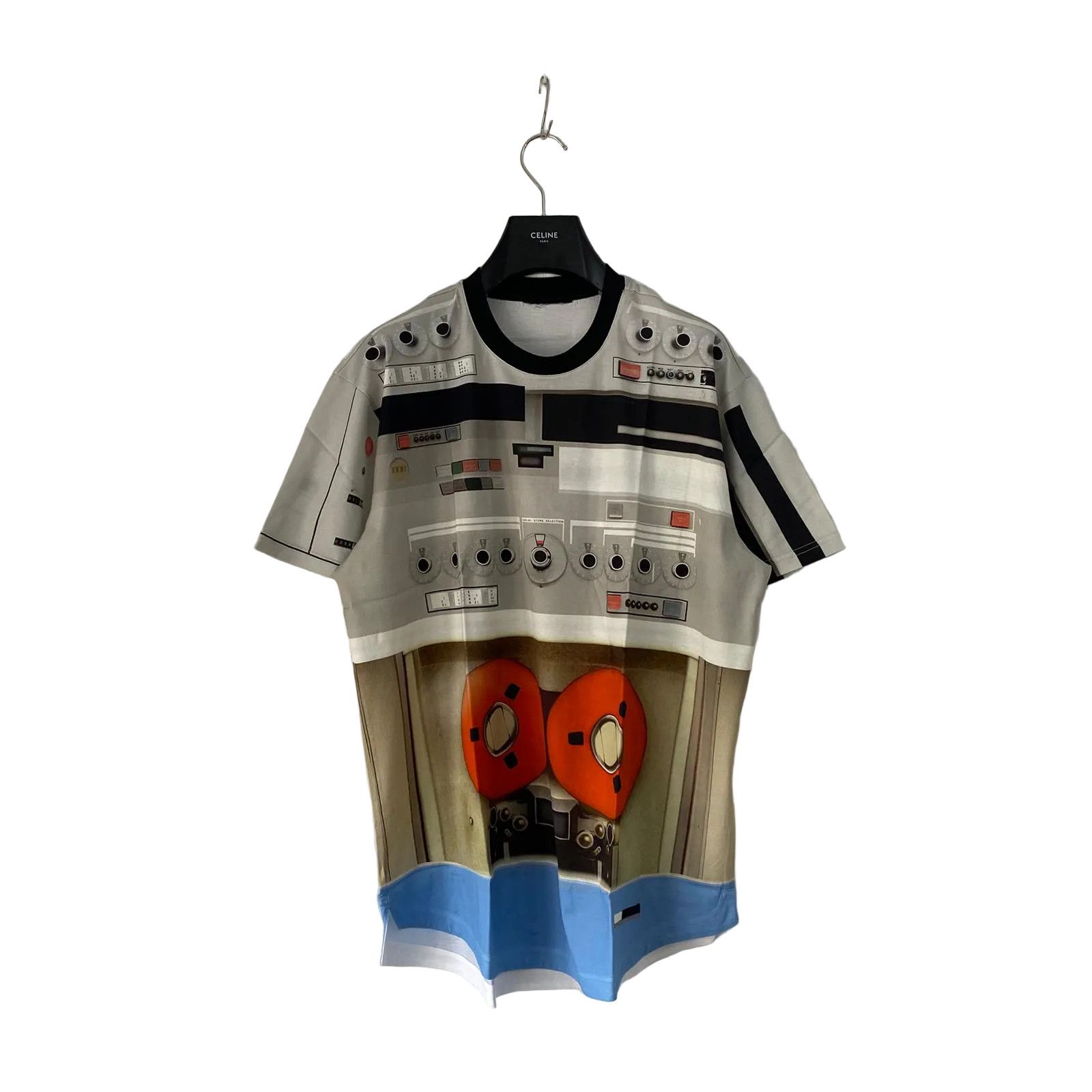 Givenchy Robot Tape Deck Print Oversized T-Shirt Size US XXS / EU 40 - 1 Thumbnail