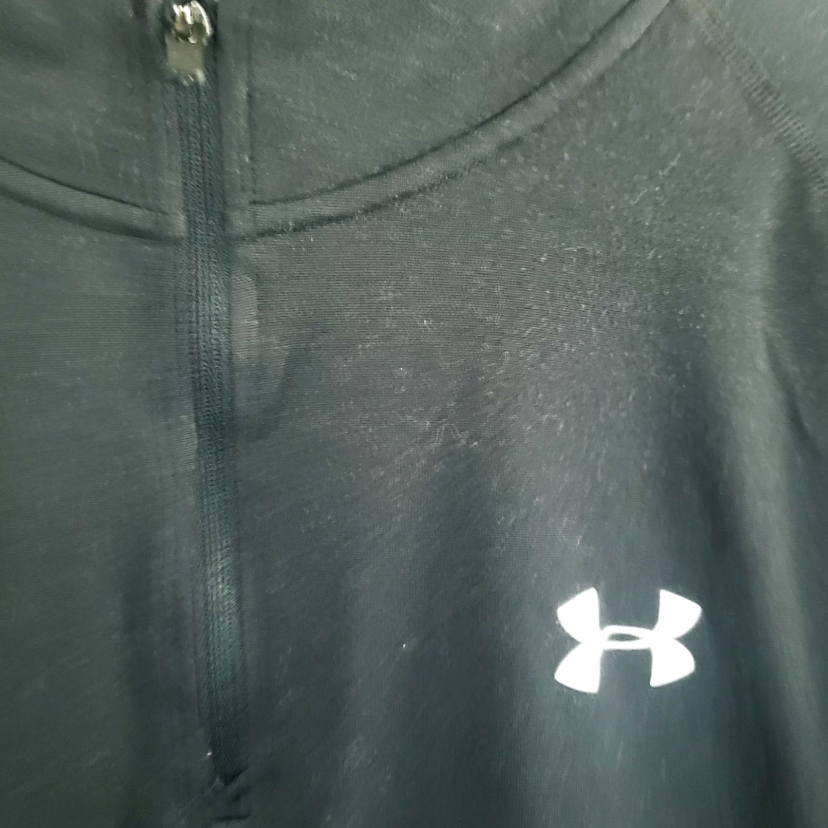 Under Armour Under Armour Heatgear Pullover 1/4 Zip Shirt Men XL Black Size US XL / EU 56 / 4 - 4 Thumbnail