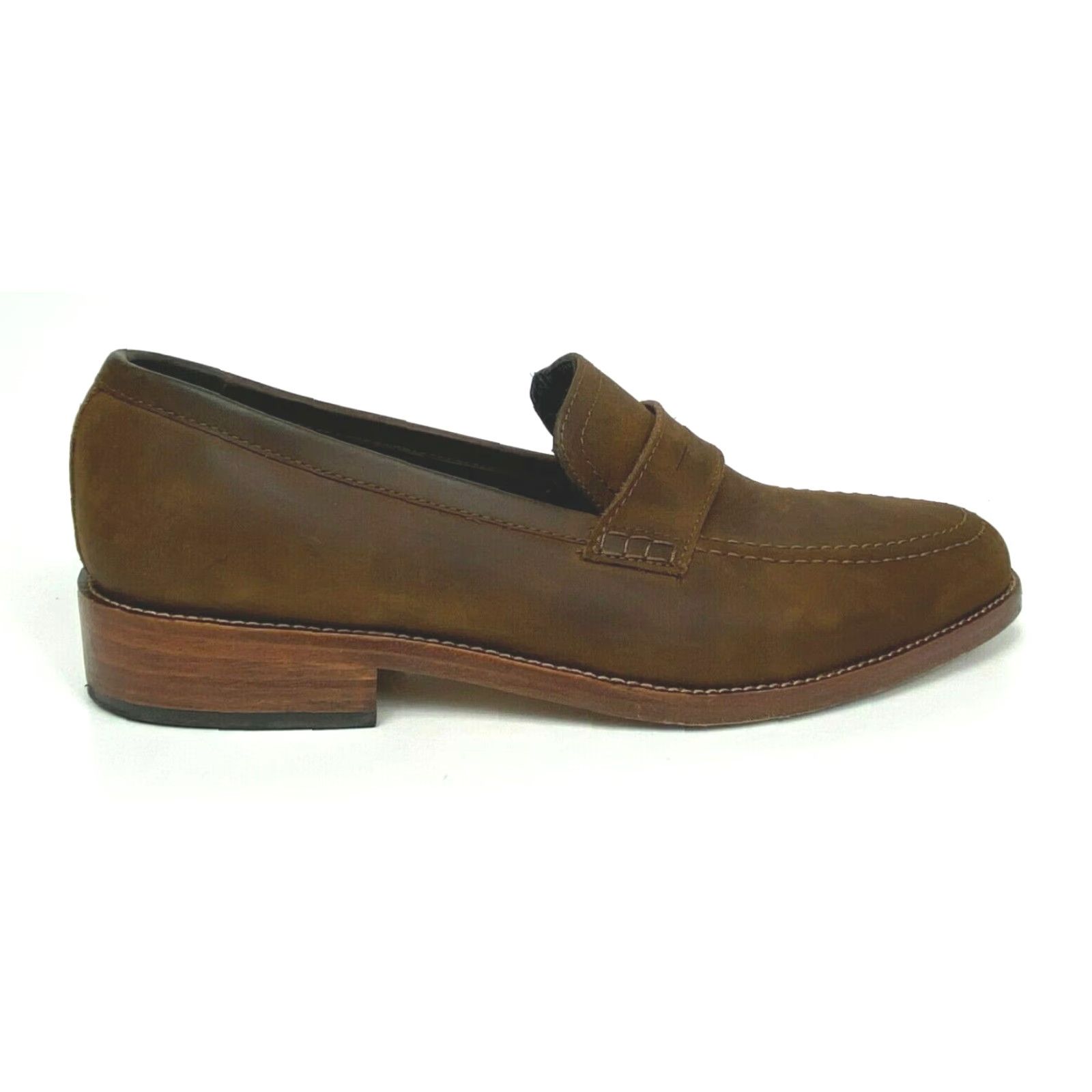 Nisolo Nisolo Chamberlain Penny Loafer Mens Leather Slip On Shoe 9 Brown Dress Leather Upper/Outsole Size US 9 Size US 9 / EU 42 - 5 Thumbnail