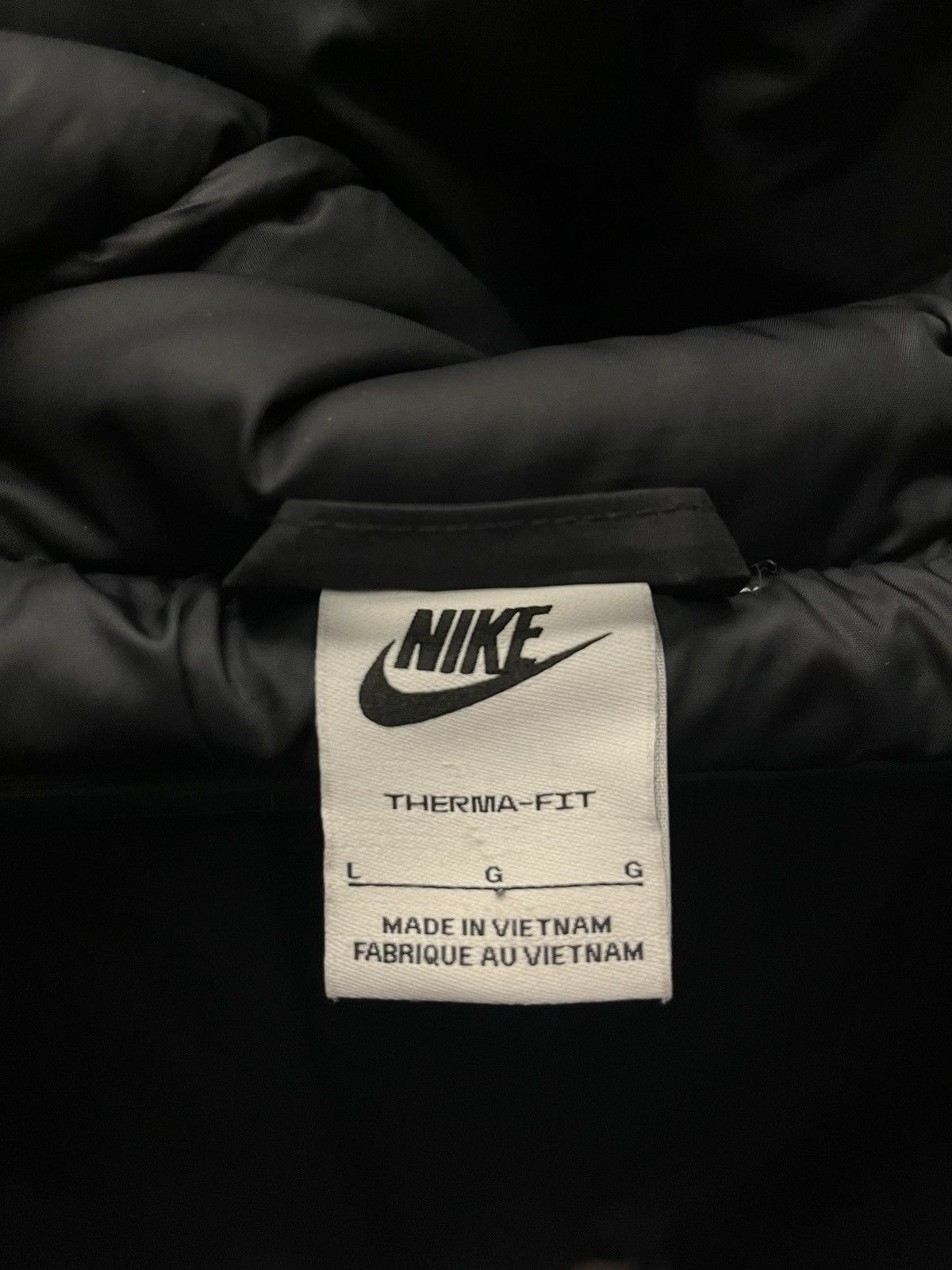 Nike Nike black puffer jacket Size US L / EU 52-54 / 3 - 5 Thumbnail