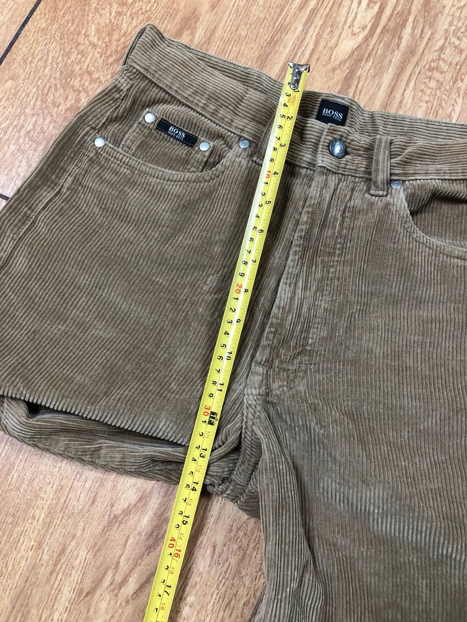 Hugo Boss × Japanese Brand Dirty Painted Distressed Thrashed Faded Baggy Jeans Y2K Size US 32 / EU 48 - 19 Thumbnail
