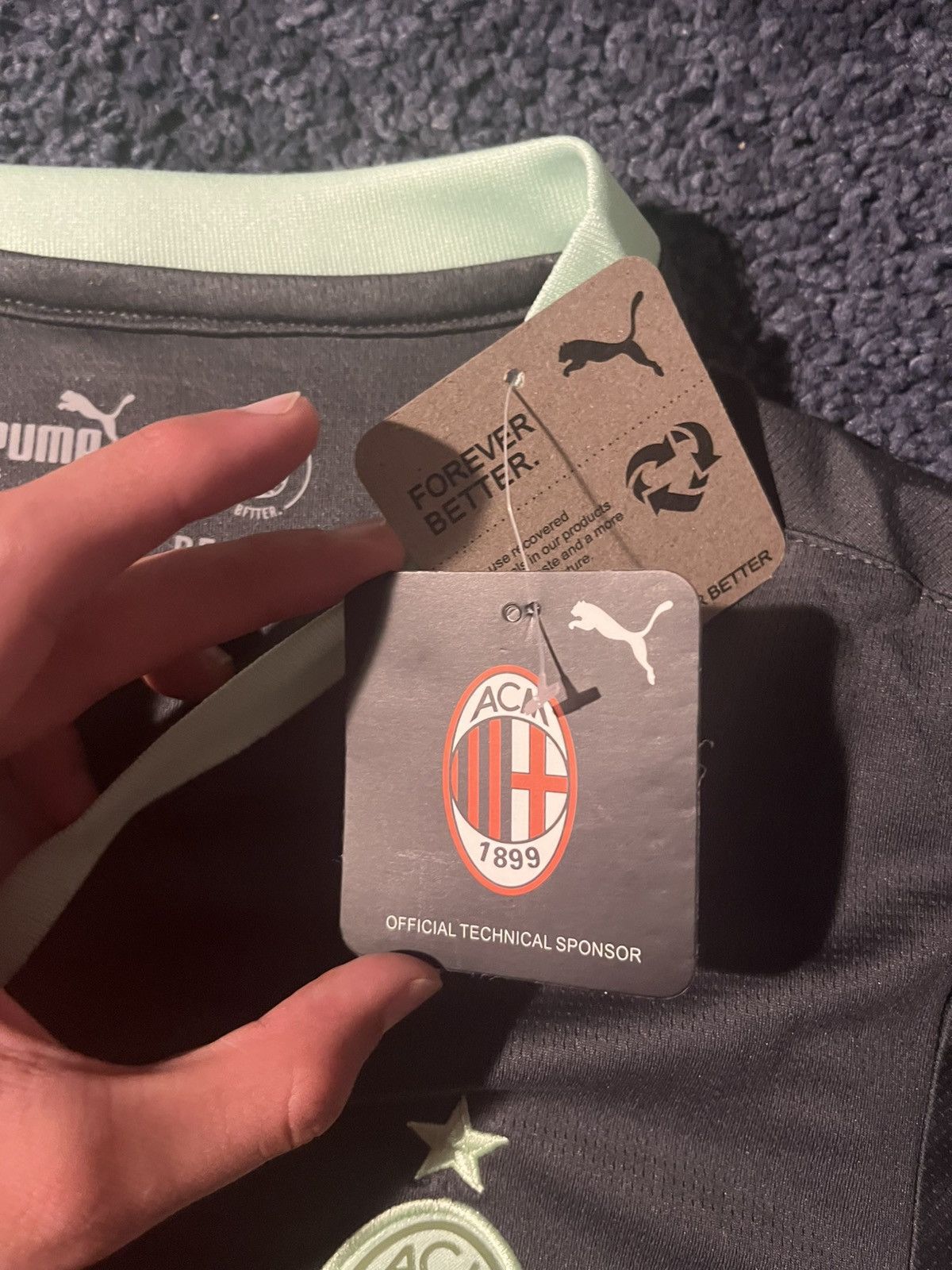 Puma Ac milan 125 year anniversary City Jersey Puma Size US S / EU 44-46 / 1 - 3 Thumbnail