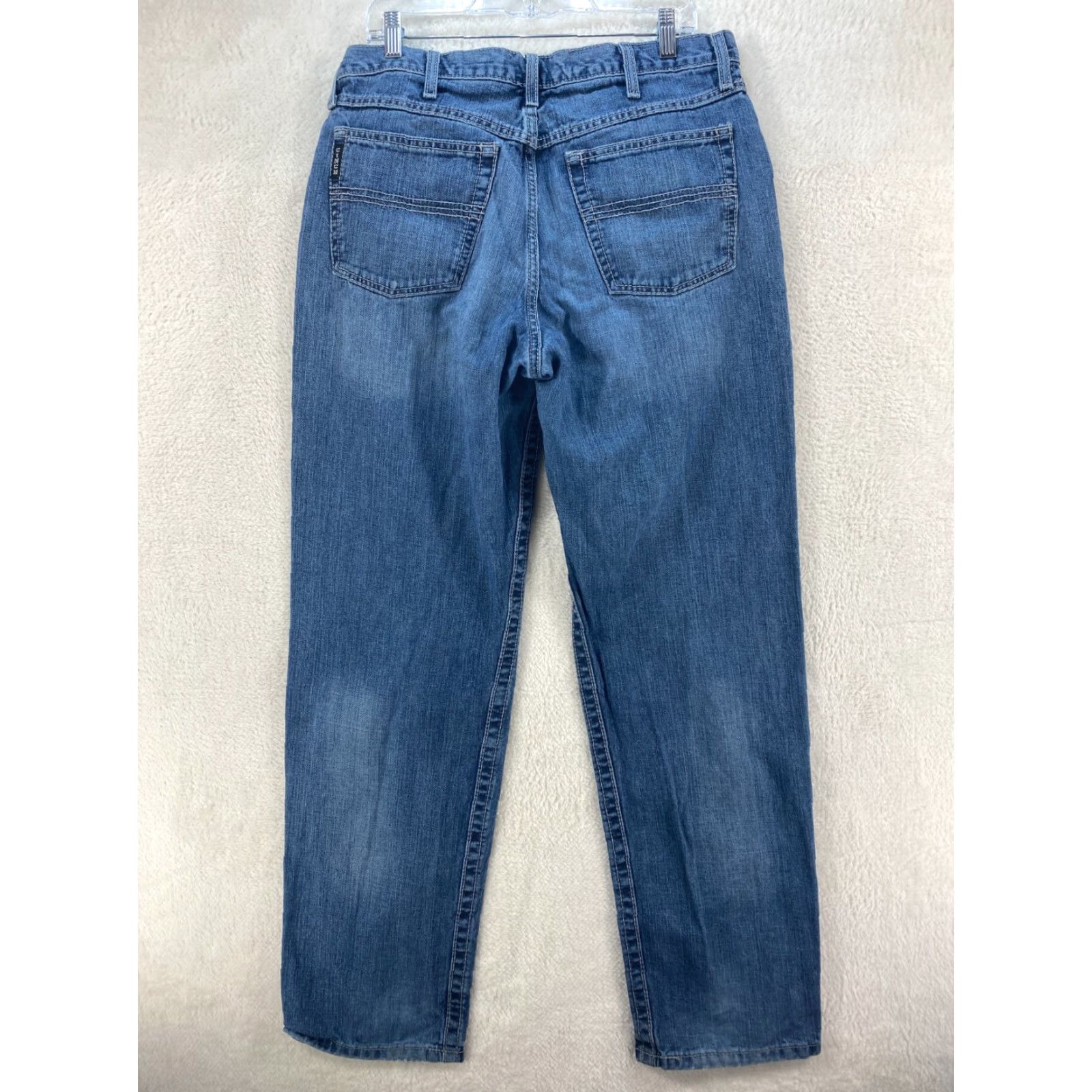Vintage Cinch Mens Jeans 34x34 Loose Fit Black Label 2.0 Blue Denim Pants Cowboy Western Size US 34 / EU 50 - 4 Thumbnail