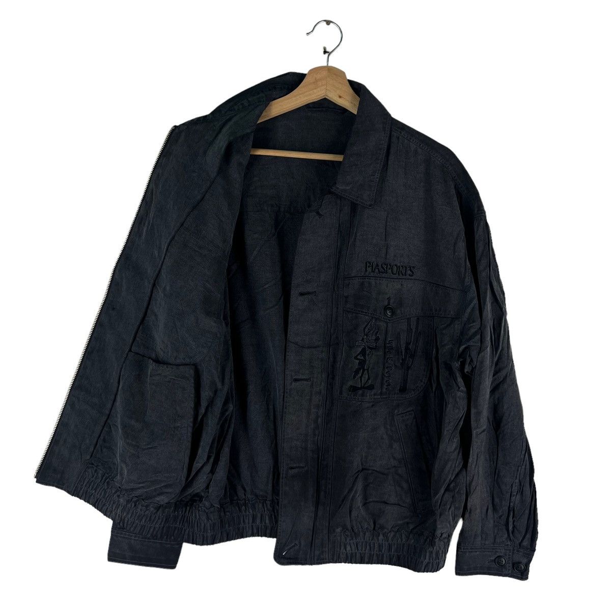 Japanese Brand 🔥Vtg Bomber Jacket Pia Sports Japan Issey Miyake Size US M / EU 48-50 / 2 - 9 Thumbnail