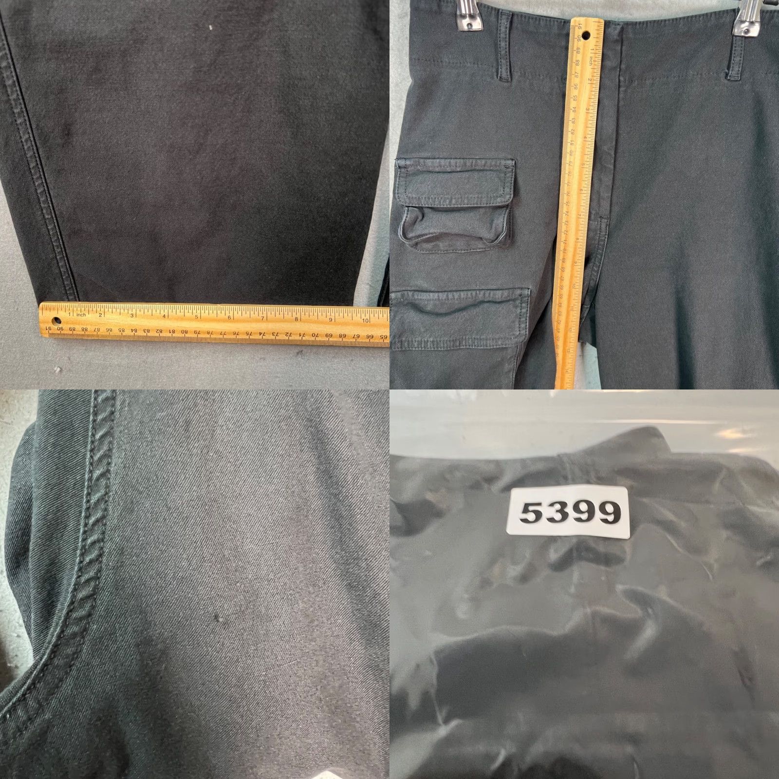 Vintage Wilfred Free Womens Pants Cargo Straight Leg High-Waisted Black Cotton 8 Inseam 30in Size 30" / US 8 / IT 44 - 8 Thumbnail