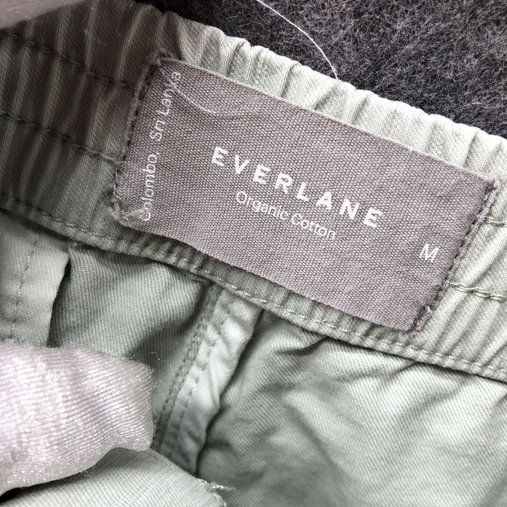 Everlane Everlane Cargo Shorts Mens M Mint Green 8'' Inseam Organic Cotton Linen Pull On Eight Size US 31 - 6 Thumbnail