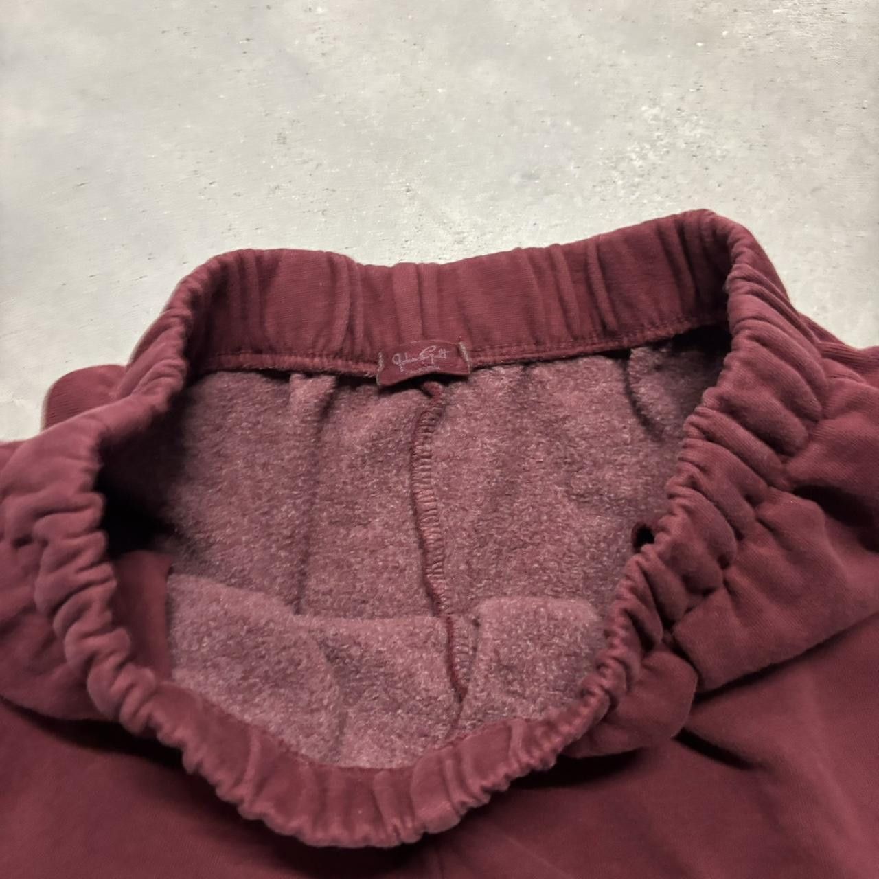 Japanese Brand × Vintage Crazy Vintage Y2K/2000s Dark Red Streetwear Skater Essential Sweatpants! Size US 30 / EU 46 - 6 Thumbnail