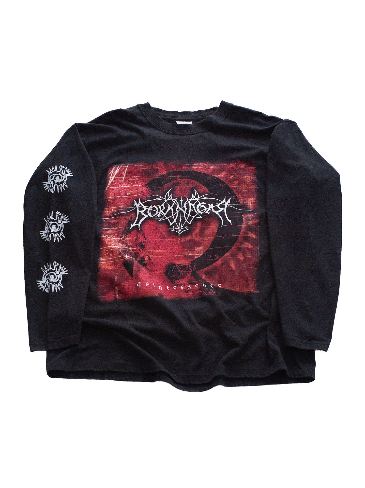 Band Tees Vintage 2000 Y2K Borknagar "Quintessence" Band Long Sleeve Size US L / EU 52-54 / 3 - 1 Thumbnail