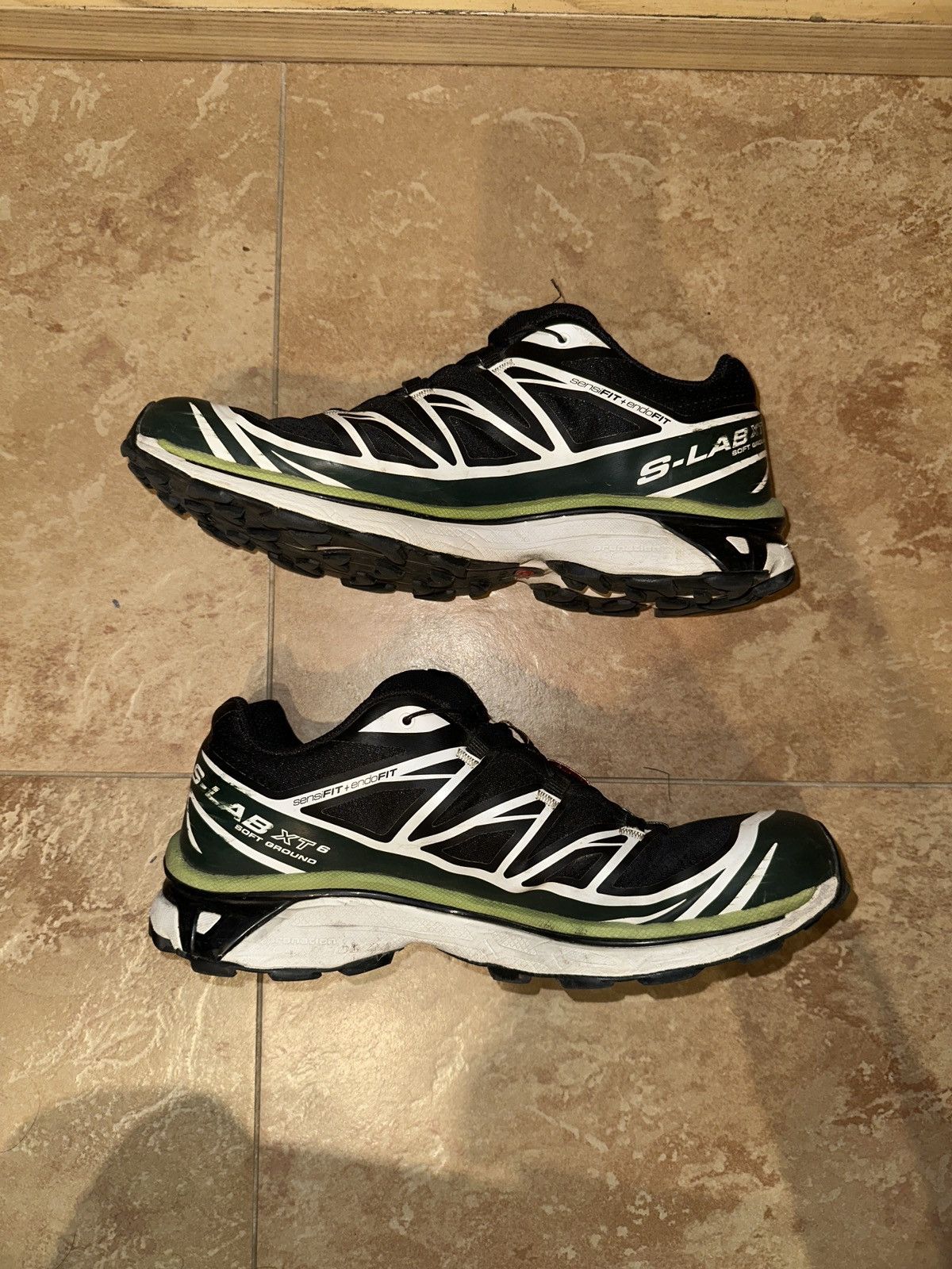 Salomon Salomon XT-6 Black Green Lime Size US 10 / EU 43 - 2 Thumbnail