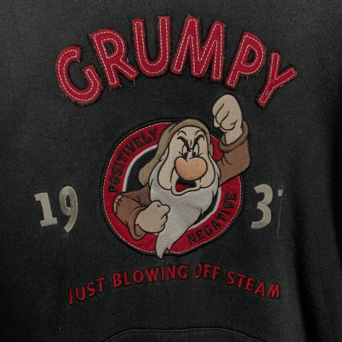 Disney DISNEYLAND RESORT GRUMPY Big Logo Hoodie Pullover #2666-C119 Size US L / EU 52-54 / 3 - 13 Thumbnail