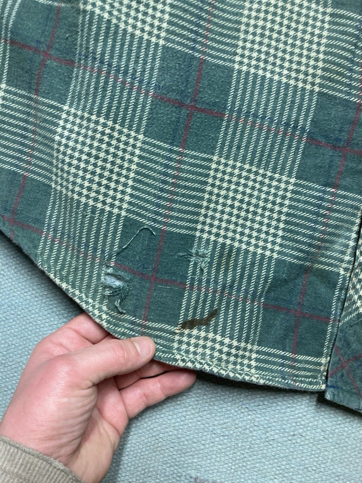 Vintage VTG quilted flannel shirt jacket insulated soft cotton XXL Size US XXL / EU 58 / 5 - 2 Thumbnail