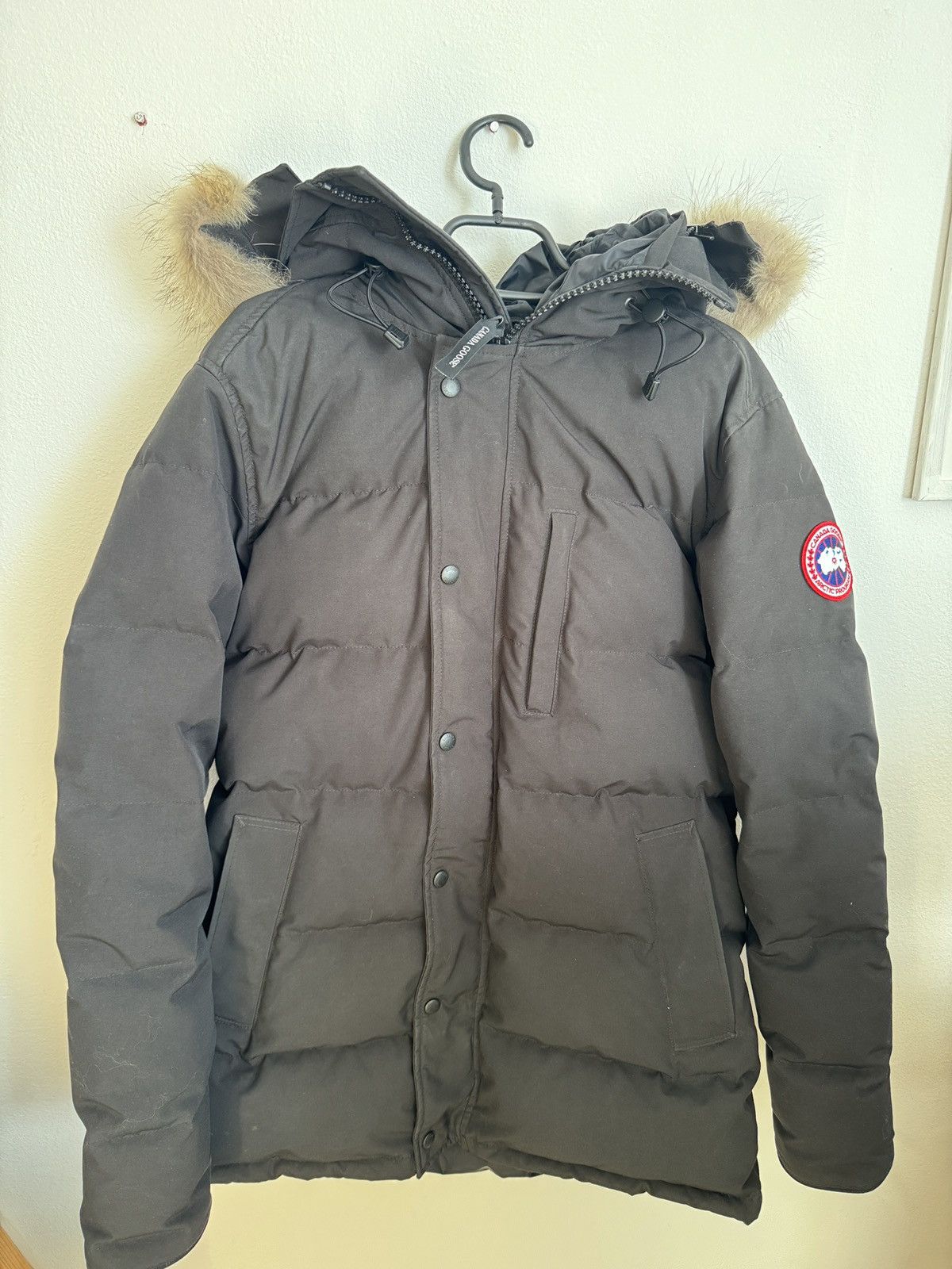 image of Canada Goose Parka in Black, Men's (Size Large)
