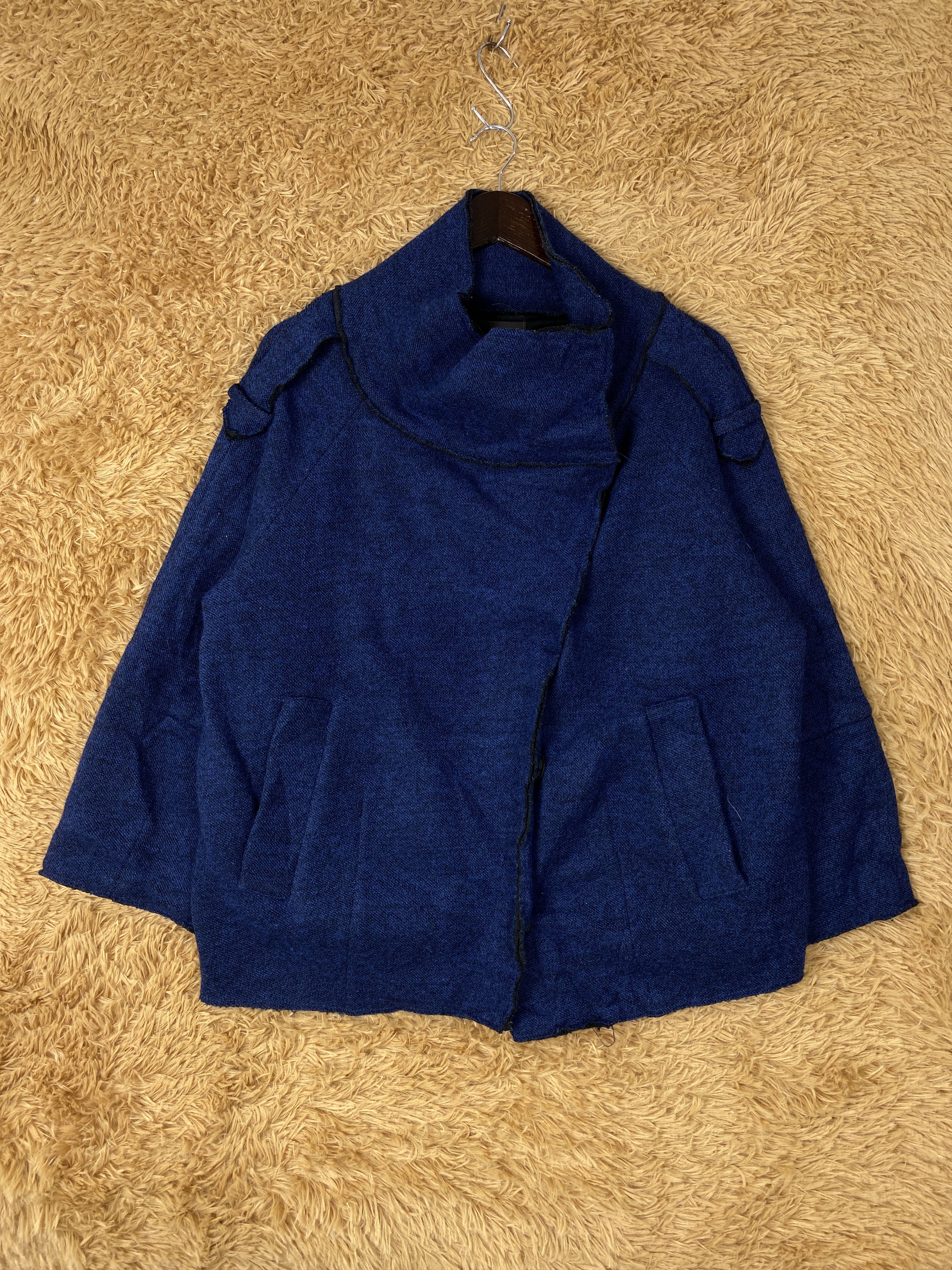 Japanese Brand Vintage Dadaism Wool Jacket J1998 Size US M / EU 48-50 / 2 - 1 Thumbnail