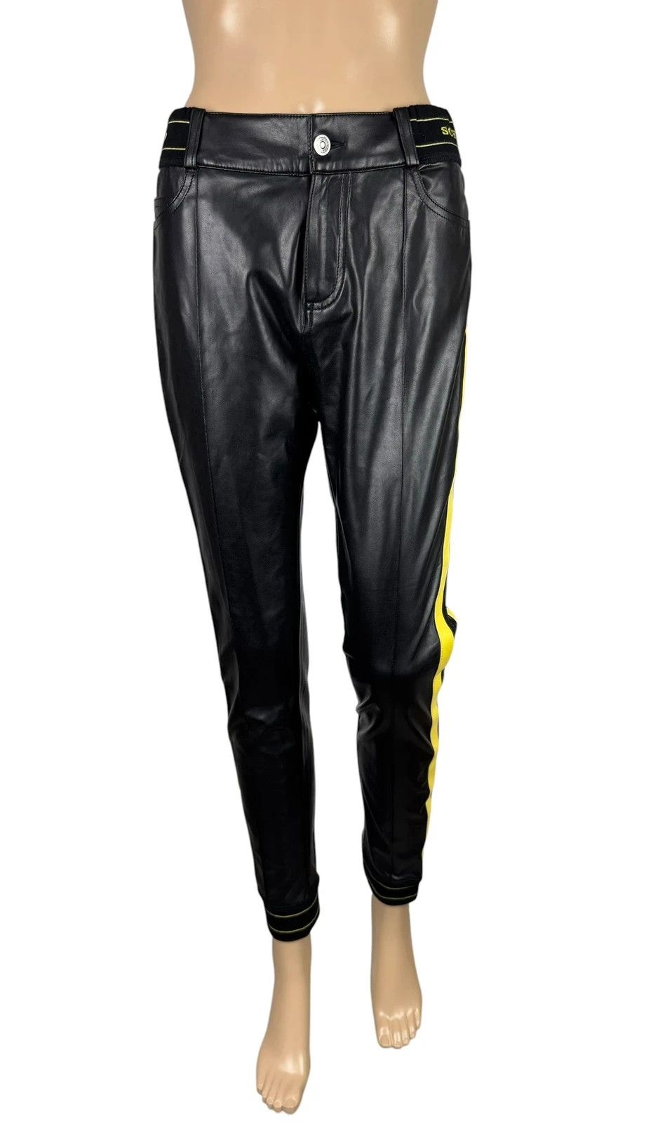 Ermanno Scervino Ermanno Scervino Faux Leather Trousers size 42 Size 28" / US 6 / IT 42 - 6 Thumbnail