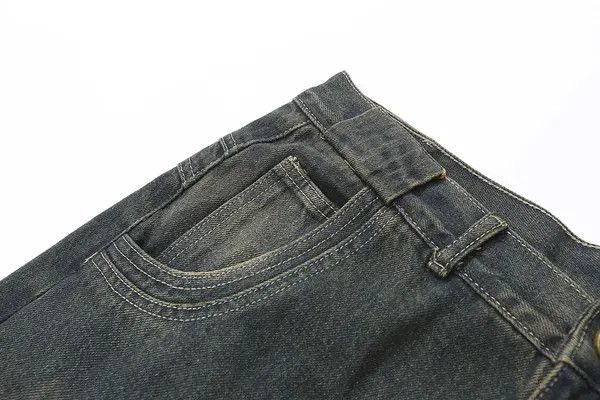 VIBE Vintage Painted Circle Striped Straight Flared Baggy Size US 36 / EU 52 - 4 Thumbnail