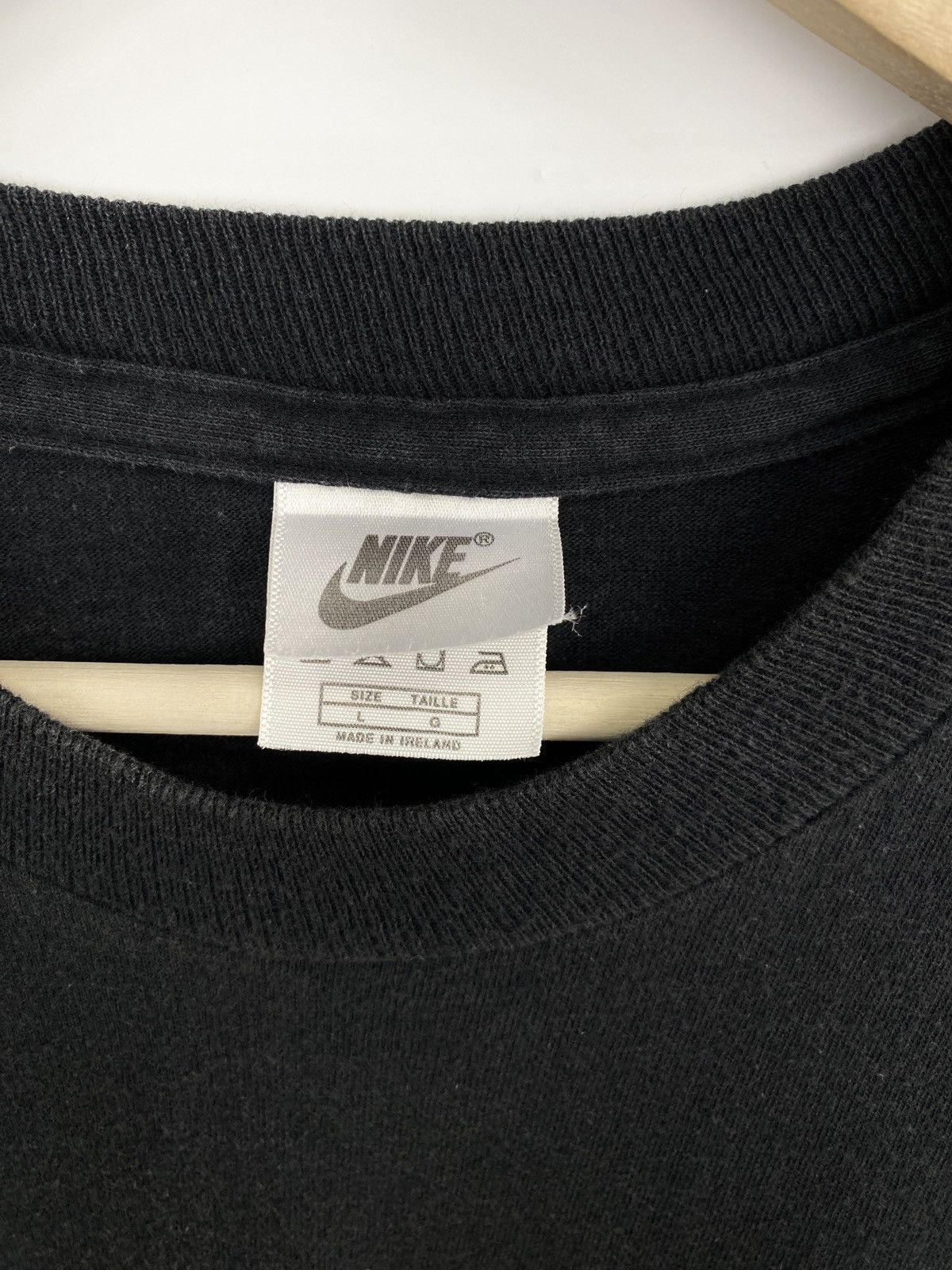 Nike × Vintage 🇺🇸 Vintage 90s Nike Rare T-Shirt Y2K Rare Retro Hype Size US L / EU 52-54 / 3 - 5 Thumbnail