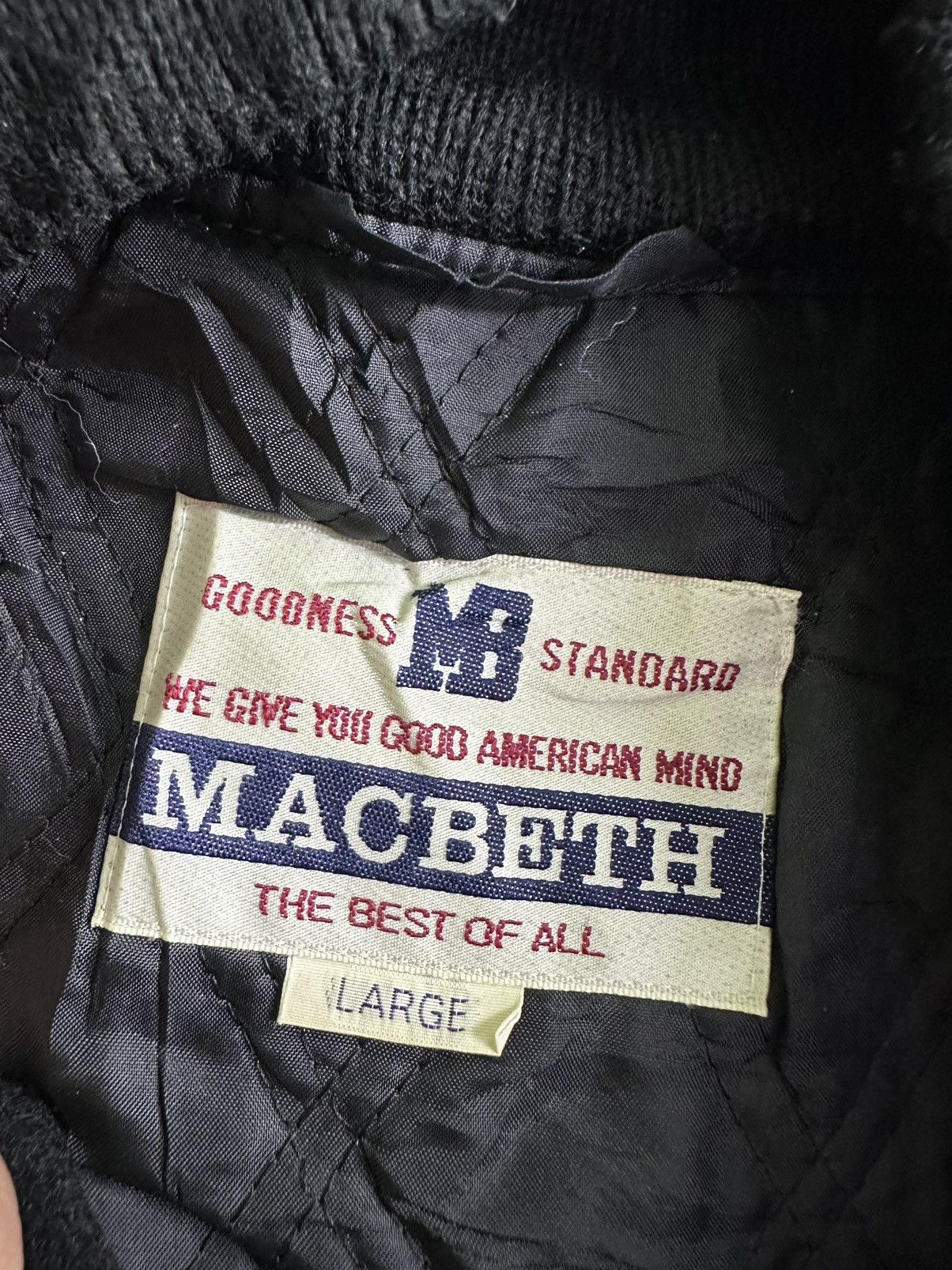 Macbeth Vtg Macbeth American Trad Club Varsity Leather/Wool Jacket Size US L / EU 52-54 / 3 - 15 Thumbnail