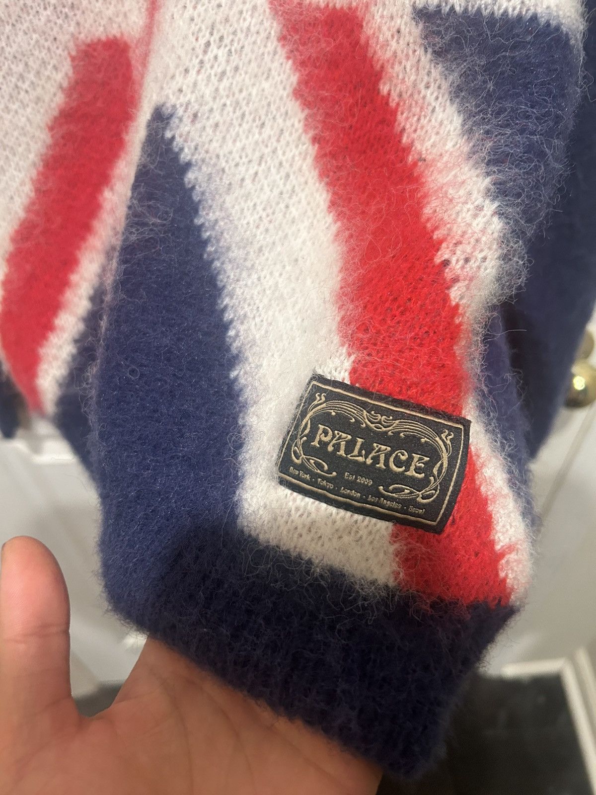 Palace Palace UK ‘Hairy Flag’ Mohair Sweater Size US M / EU 48-50 / 2 - 2 Thumbnail