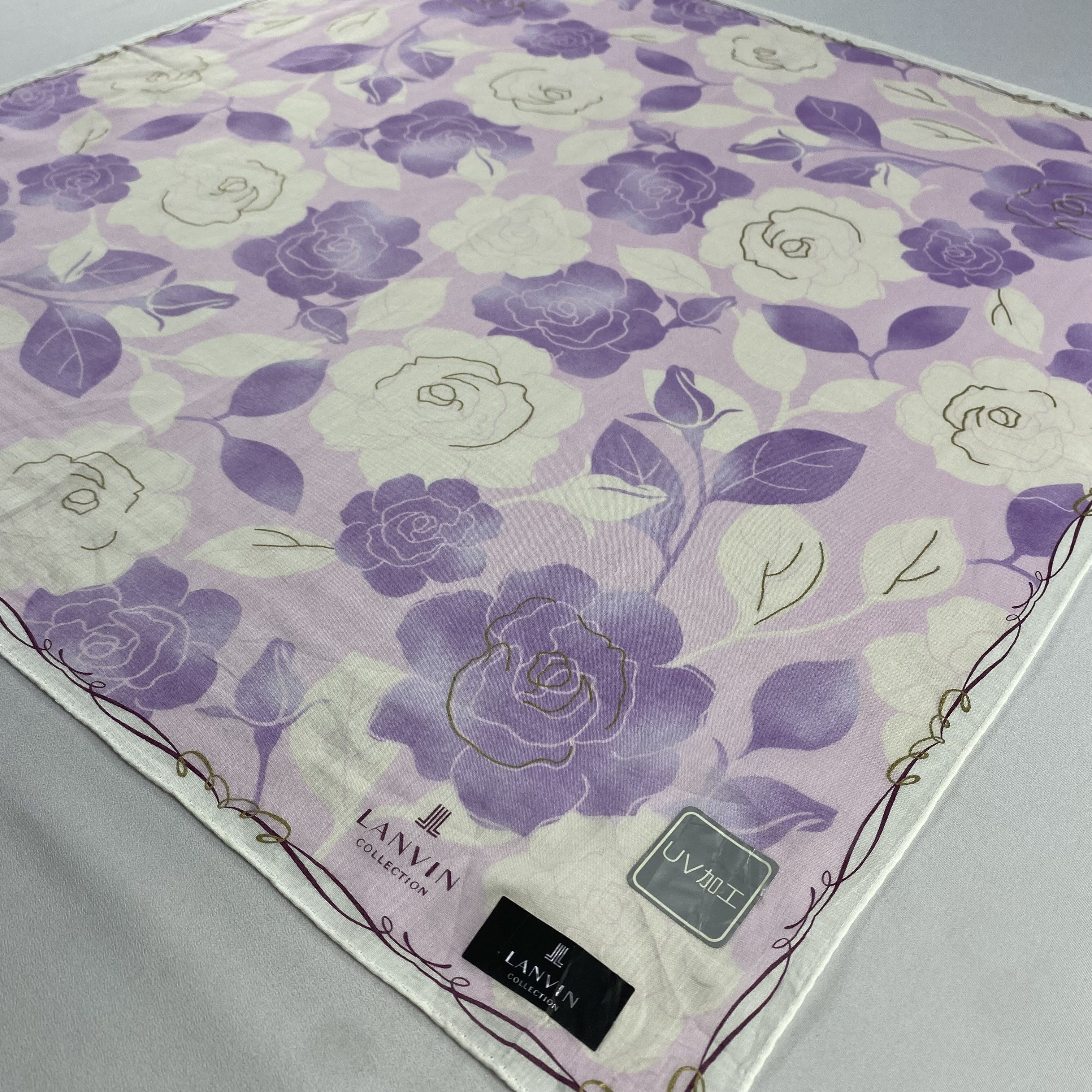 Lanvin × Vintage Lanvin Handkerchief / Neckerchief / Bandana-P1559 Size ONE SIZE - 3 Thumbnail