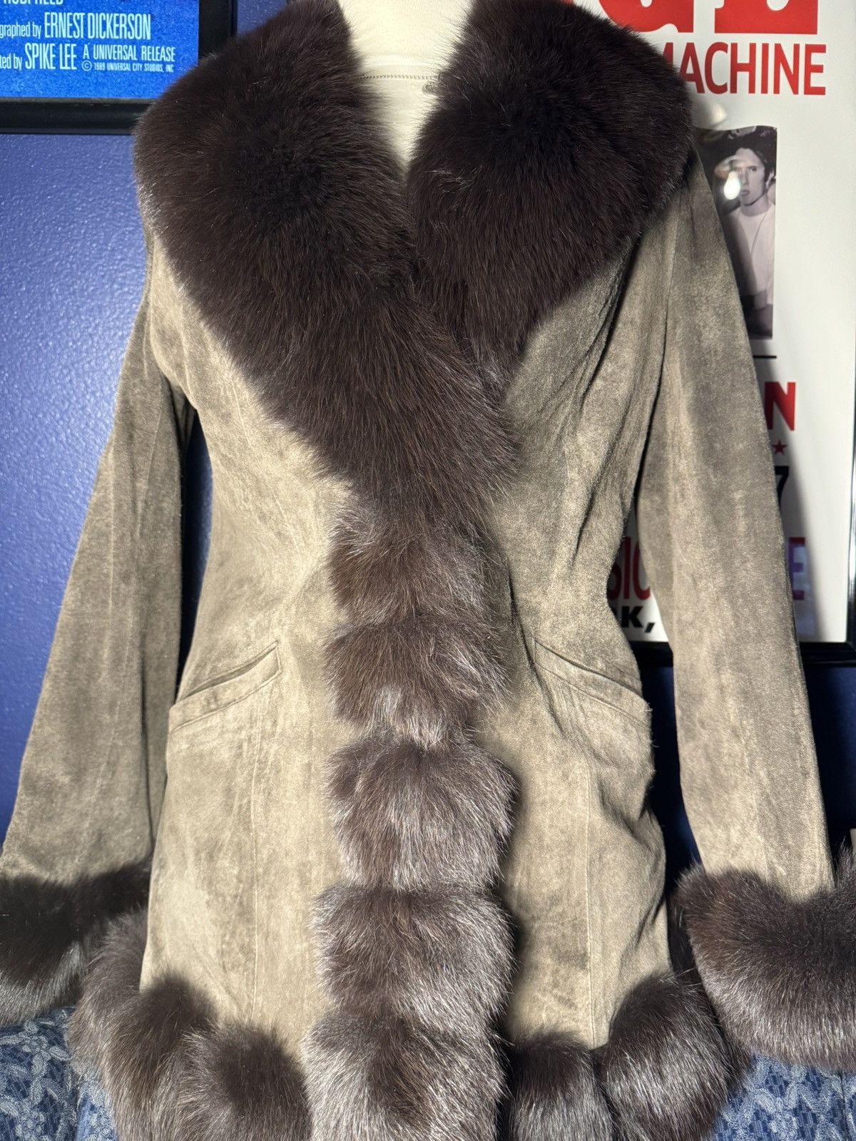 Overland × Vintage Fox Fur Penny Lane Jacket Size M / US 6-8 / IT 42-44 - 2 Thumbnail