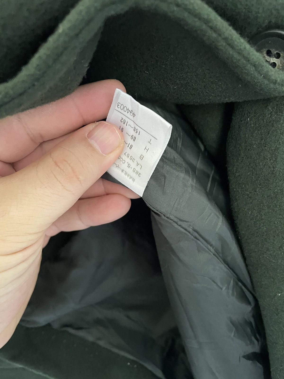 Calvin Klein × Designer CALVIN KLEIN TOPCOAT GREEN COLOURWAY Size US L / EU 52-54 / 3 - 7 Thumbnail