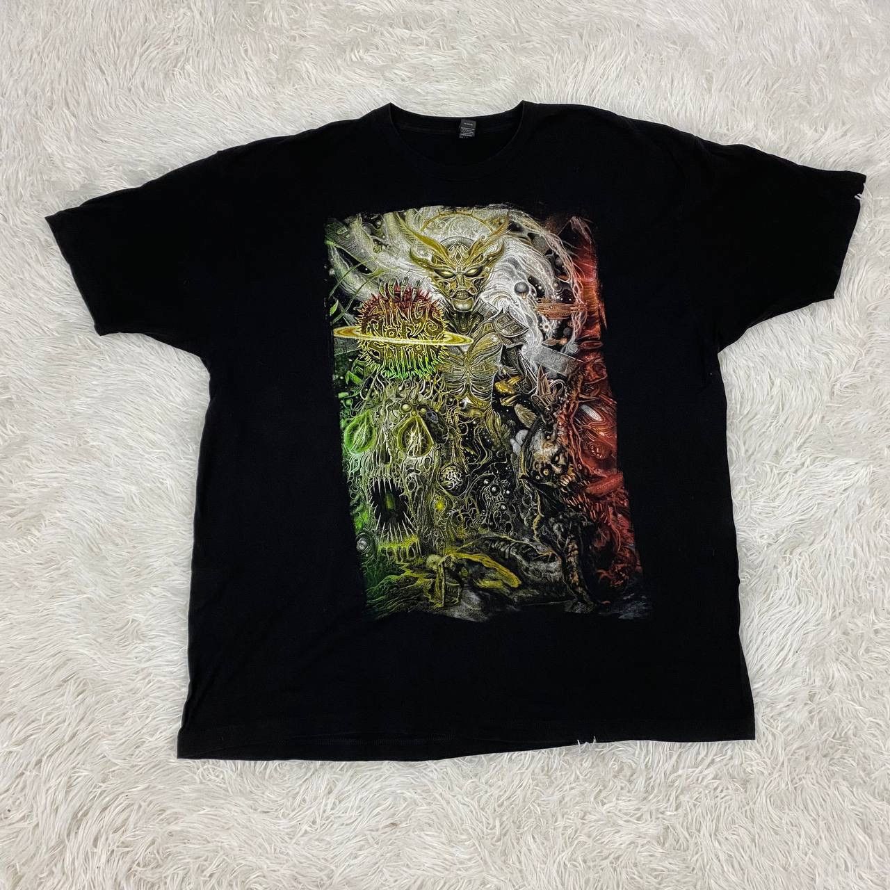 Band Tees Technical death metal deathcore band rings of saturn Size US XXL / EU 58 / 5 - 1 Thumbnail