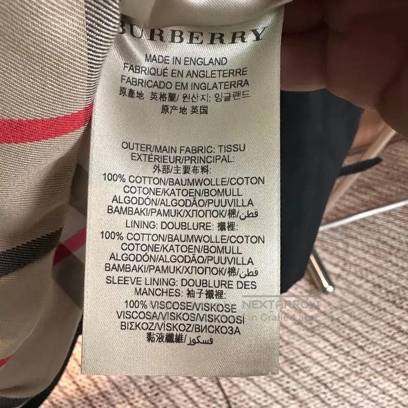 Burberry Burberry Black Cotton Women's Trench Coat. Size S / US 4 / IT 40 - 4 Thumbnail