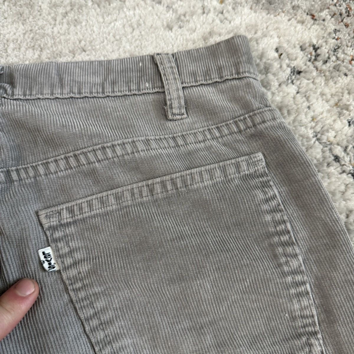 Levi's × Vintage Vintage 1970s Levi’s Corduroy faded grey pants Size US 32 / EU 48 - 3 Thumbnail