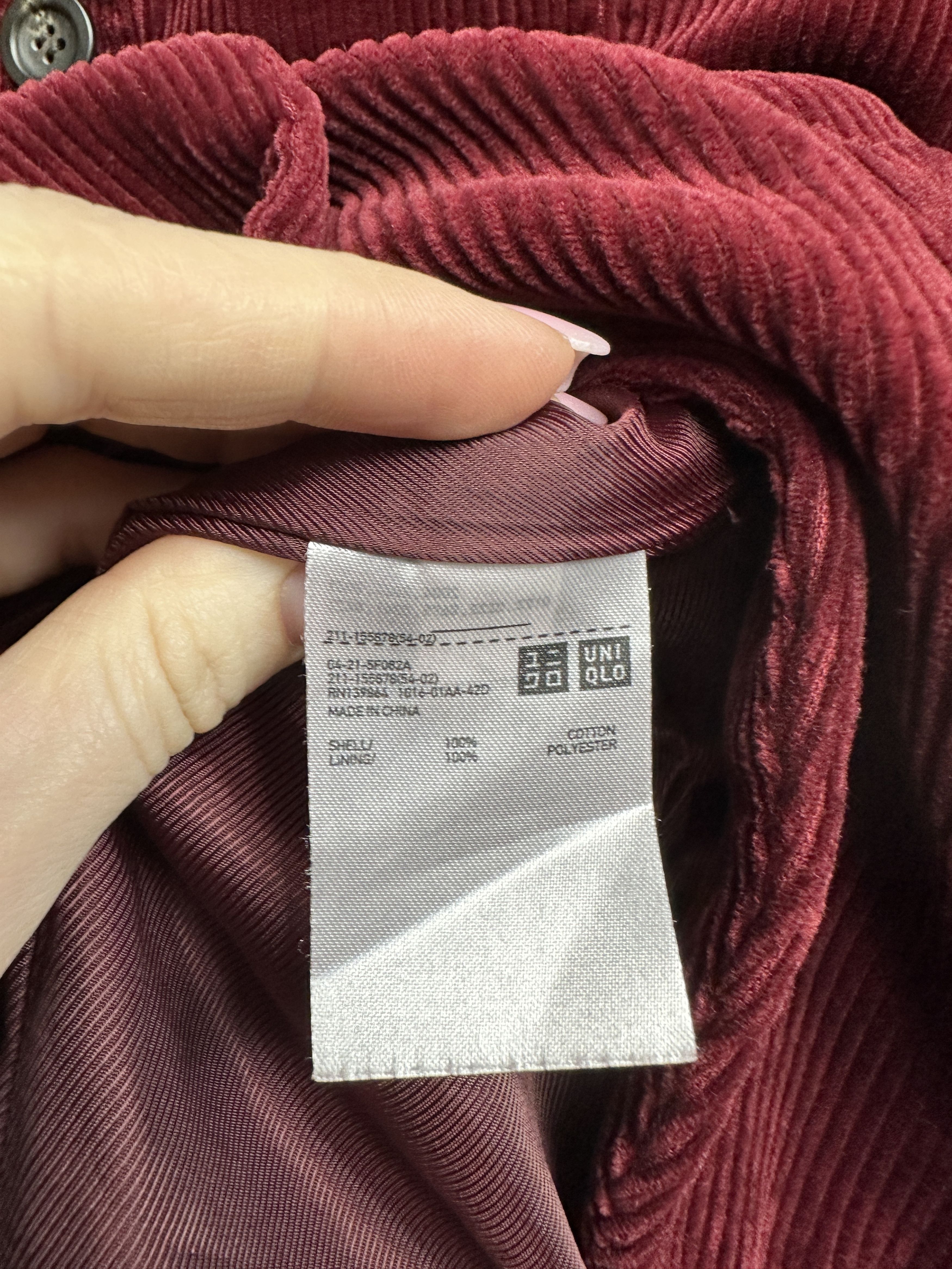 Uniqlo Ines de la Fressange x Uniqlo Womens Corduroy Blazer Jacket Size M / US 6-8 / IT 42-44 - 4 Thumbnail