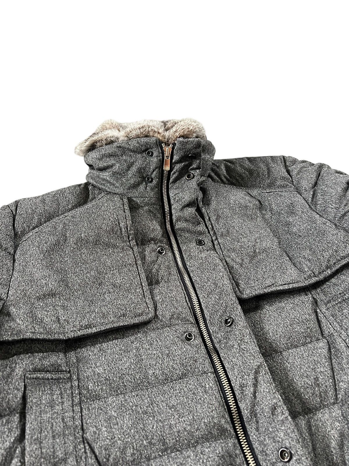 5351 POUR LES HOMMES 5351 Pour Les Hommes Rabbit Fur Collar Goose Down Jacket Size US L / EU 52-54 / 3 - 15 Thumbnail